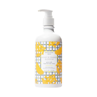 Amazon.com : Beekman 1802 Goat Milk Hand Wash – Honey & Orange Blossom – Scented – 12.5 oz – Moisturizing & Gentle – Good for Sensitive Skin – Ready for Use, Pump Inserted : Beauty & Personal Care