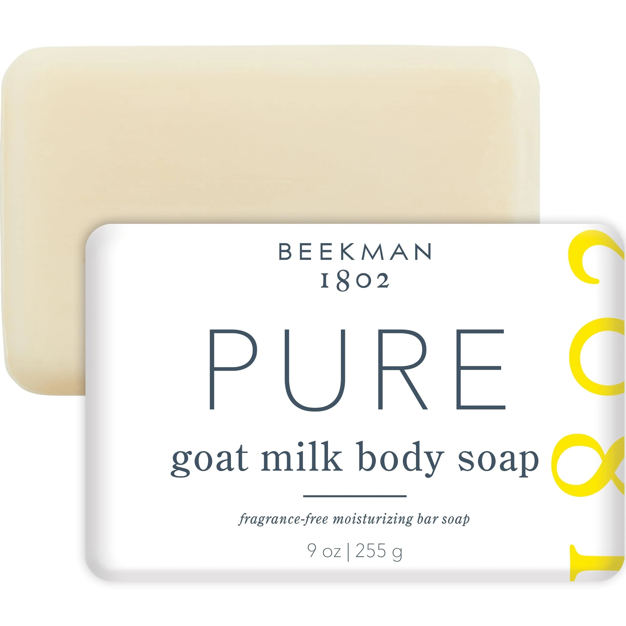 Amazon.com : Beekman 1802 Goat Milk Soap Bar with Botanical Oils & Shea Butter - 9 oz - Gently Moisturizes, Exfoliates, and Nourishes for Soft, Healthy Skin - Cruelty-Free : Beauty & Personal Care