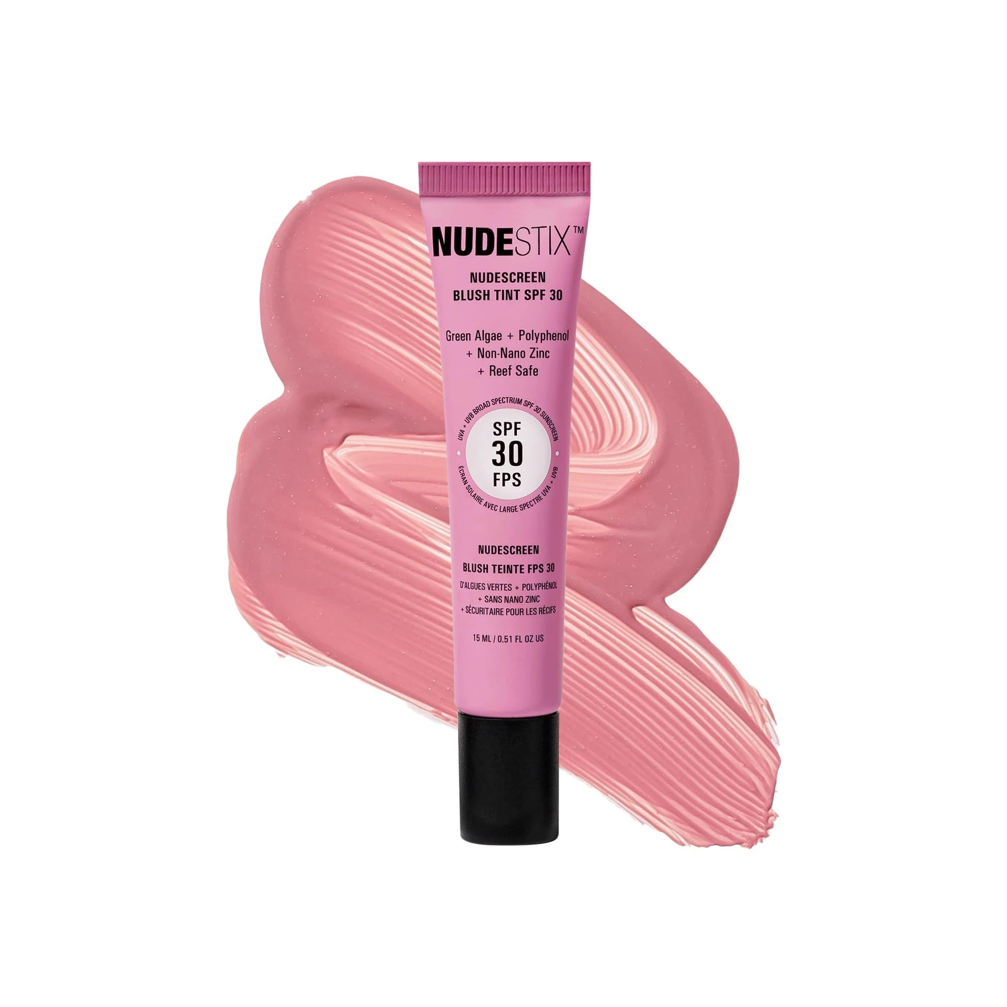 Amazon.com: Nudestix Nudescreen Blush Tint SPF 30 – Multi-Use Liquid Blush for Cheeks, Eyes & Lips with Mineral Sunscreen | Broad-Spectrum UVA/UVB & Blue Light Protection | Sunset Rose : Beauty & Personal Care