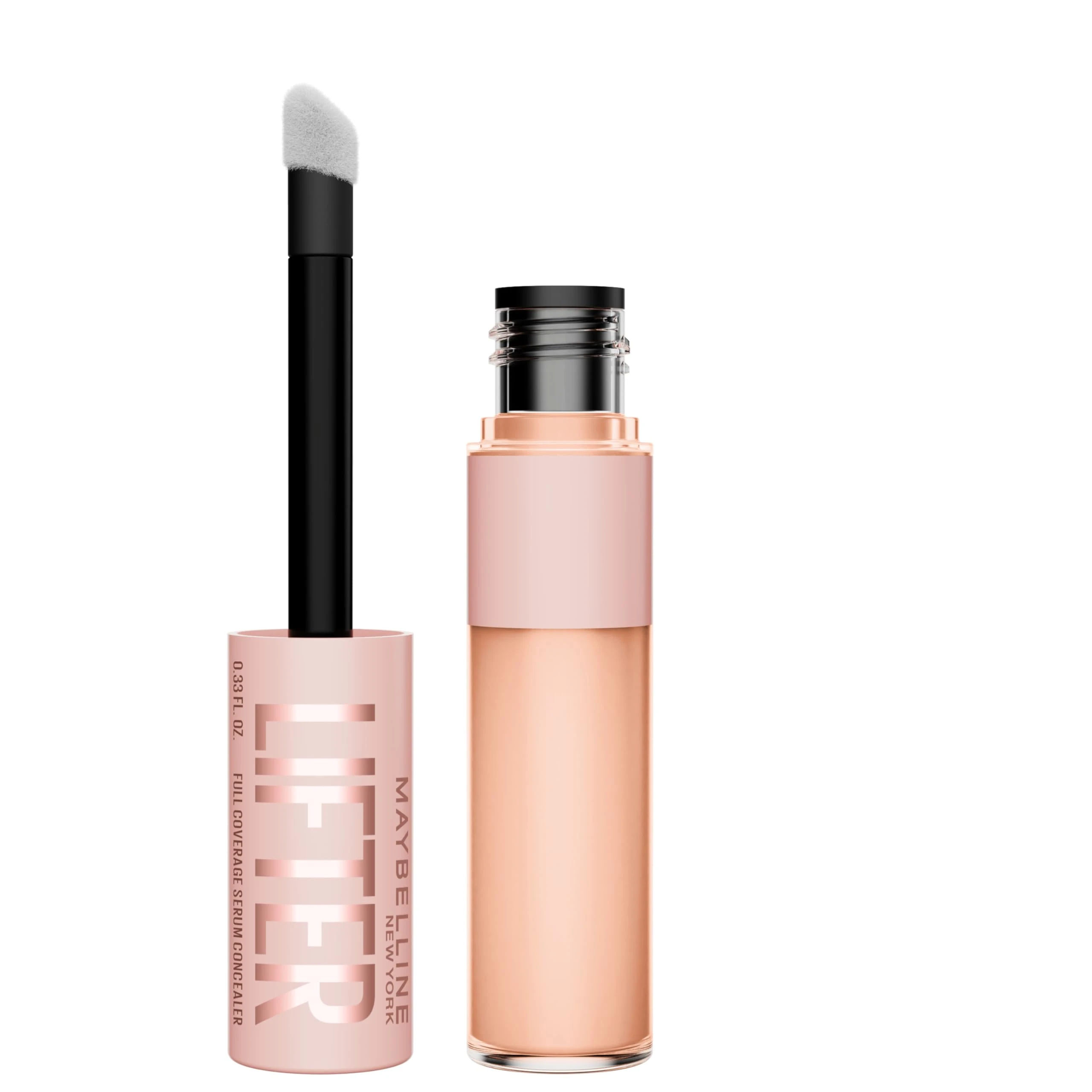 Amazon.com : Maybelline Lifter Serum Concealer, Radiant Concealer with Full Coverage, Includes 2% Peptides + Caffeine to Hydrates & Brightens Under Eyes, 20, 1 Count : Beauty & Personal Care