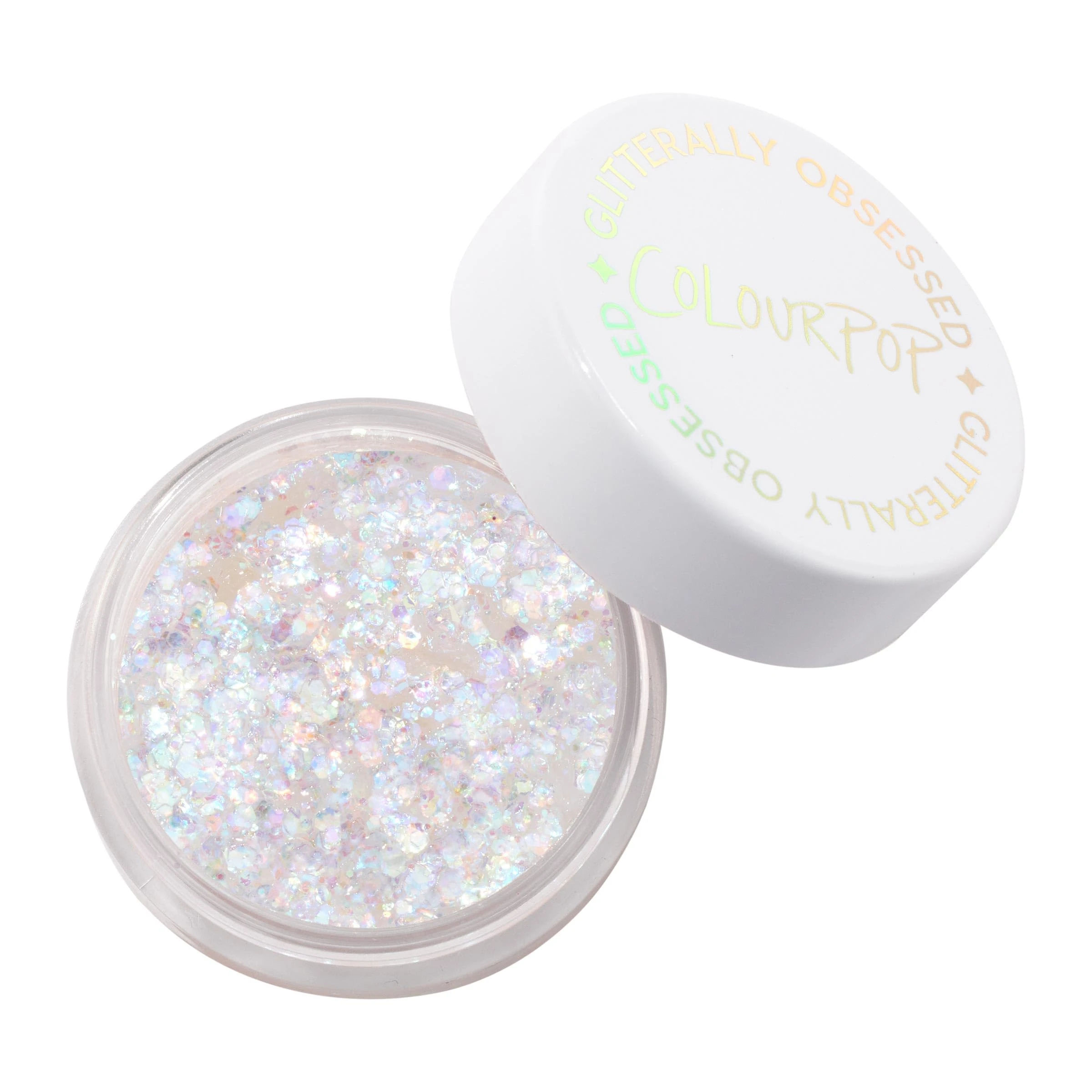 Amazon.com : ColourPop Glitterally Obsessed Body Glitter Gel - Multi-Colored Glitter Makeup Made with an Adhesive Gel Formula - Easy to Use & Mess Free - Disco Lady (0.06 oz) : Beauty & Personal Care