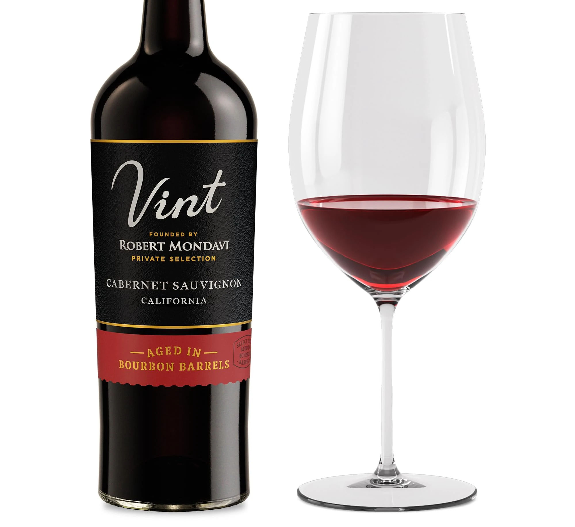 Robert Mondavi Private Selection Bourbon Barrel Aged Cabernet Sauvignon Red Wine, 750 mL bottle