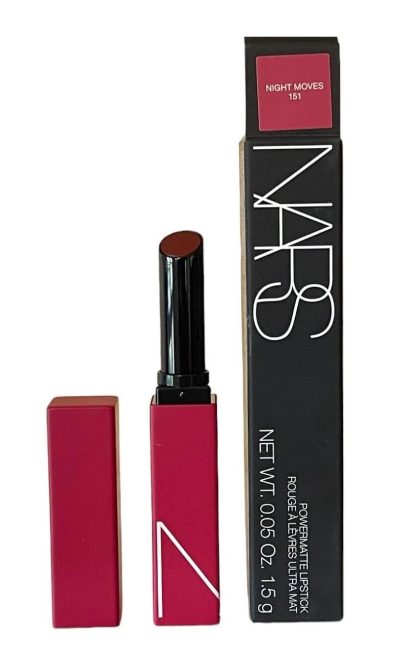 Amazon.com : NARS Powermatte Lipstick 151 Night Moves (Deep Plum) 0.05 oz : Beauty & Personal Care