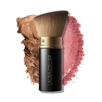 Amazon.com: LAURA GELLER NEW YORK Cosmetic Professional Makeup Brushes - Cruelty-Free 02 Retractable Angled Kabuki Brush : Beauty & Personal Care