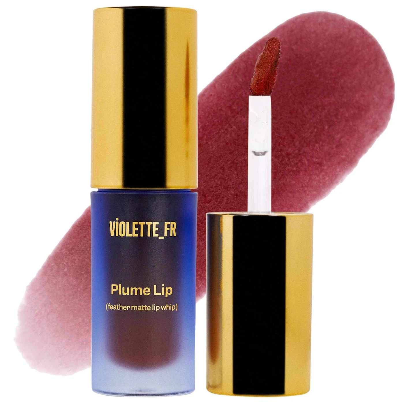 Amazon.com : VIOLETTE_FR PLUME LIP Moisturizing Feather Matte Lip Whip | Color: Syrah Fumé (deep berry wine) 0.12 oz/3.3 g : Beauty & Personal Care