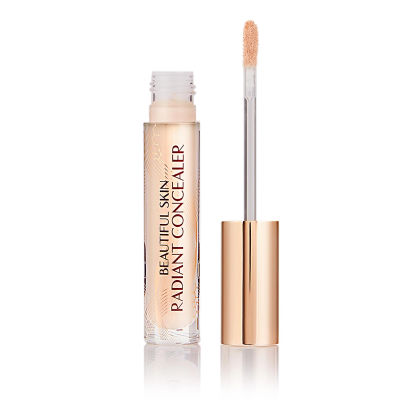 Charlotte Tilbury Beautiful Skin Concealer - Under Eye Concealer & Color Corrector for Dark Circles - Hydrating, Medium-Buildable Coverage with a Radiant, Natural-Looking Finish