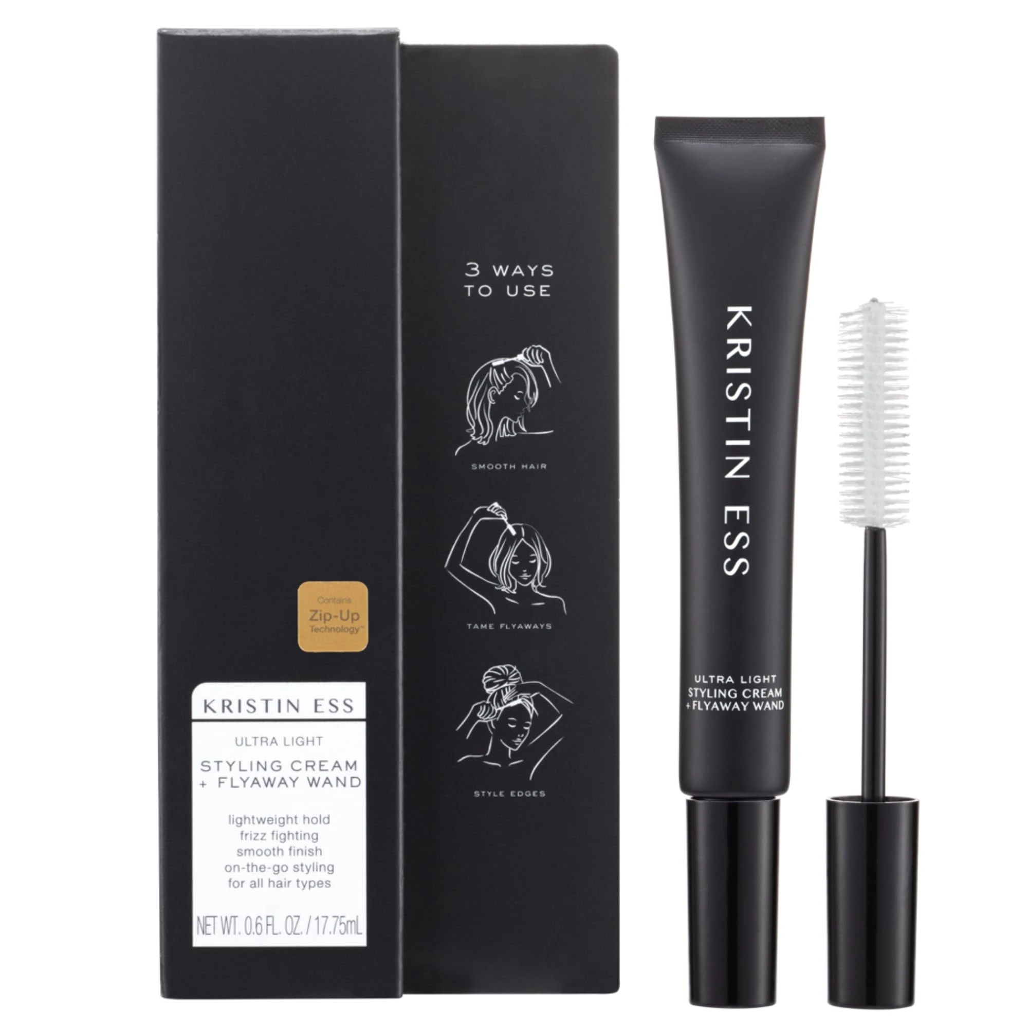 Amazon.com: Kristin Ess Styling Cream Taming Wand for Portable Smooth Frizz, Tame Fyaways & Style Edges - Lightweight Hold, Vegan, Color Safe, Silicone Free Women's Styling Product : Beauty & Personal Care