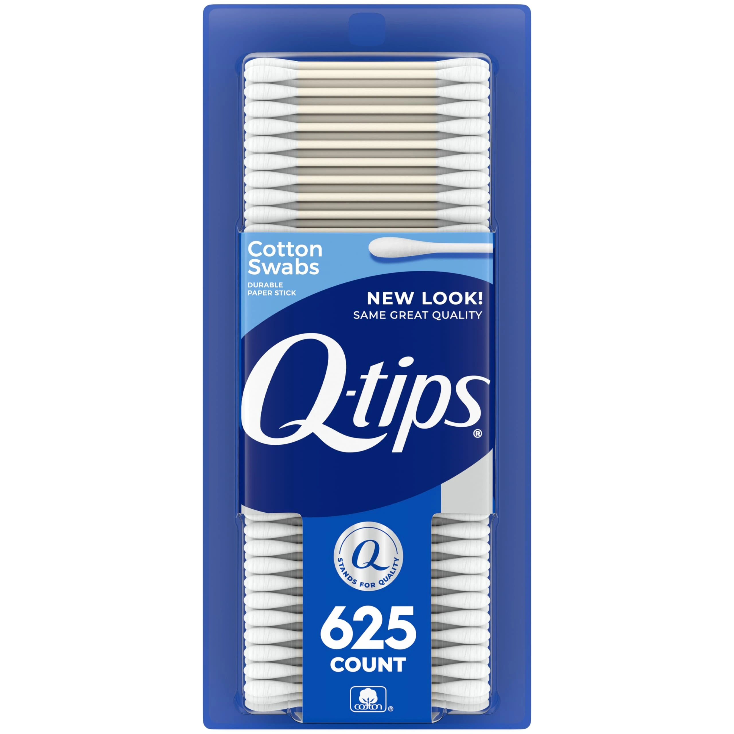 Amazon.com: Q-tips Cotton Swabs For Hygiene and Beauty Care Original Cotton Swab Made With 100% Cotton 625 Count : Everything Else