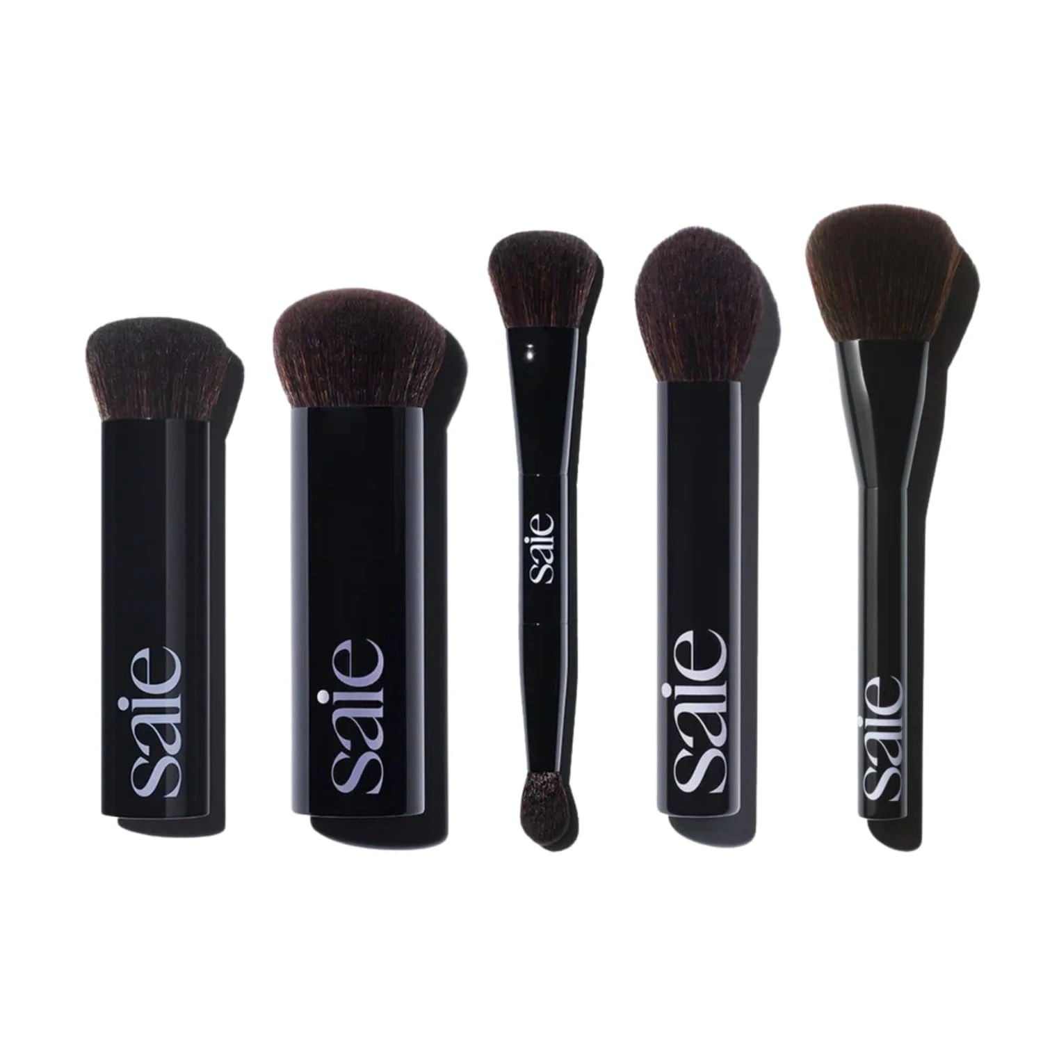 Amazon.com: Saie The Ultimate Brush Collection - Base, Big, Double, Fluffy & Powder Blush - High-Performance, Cruelty-Free Makeup Brushes for Seamless Application : Beauty & Personal Care