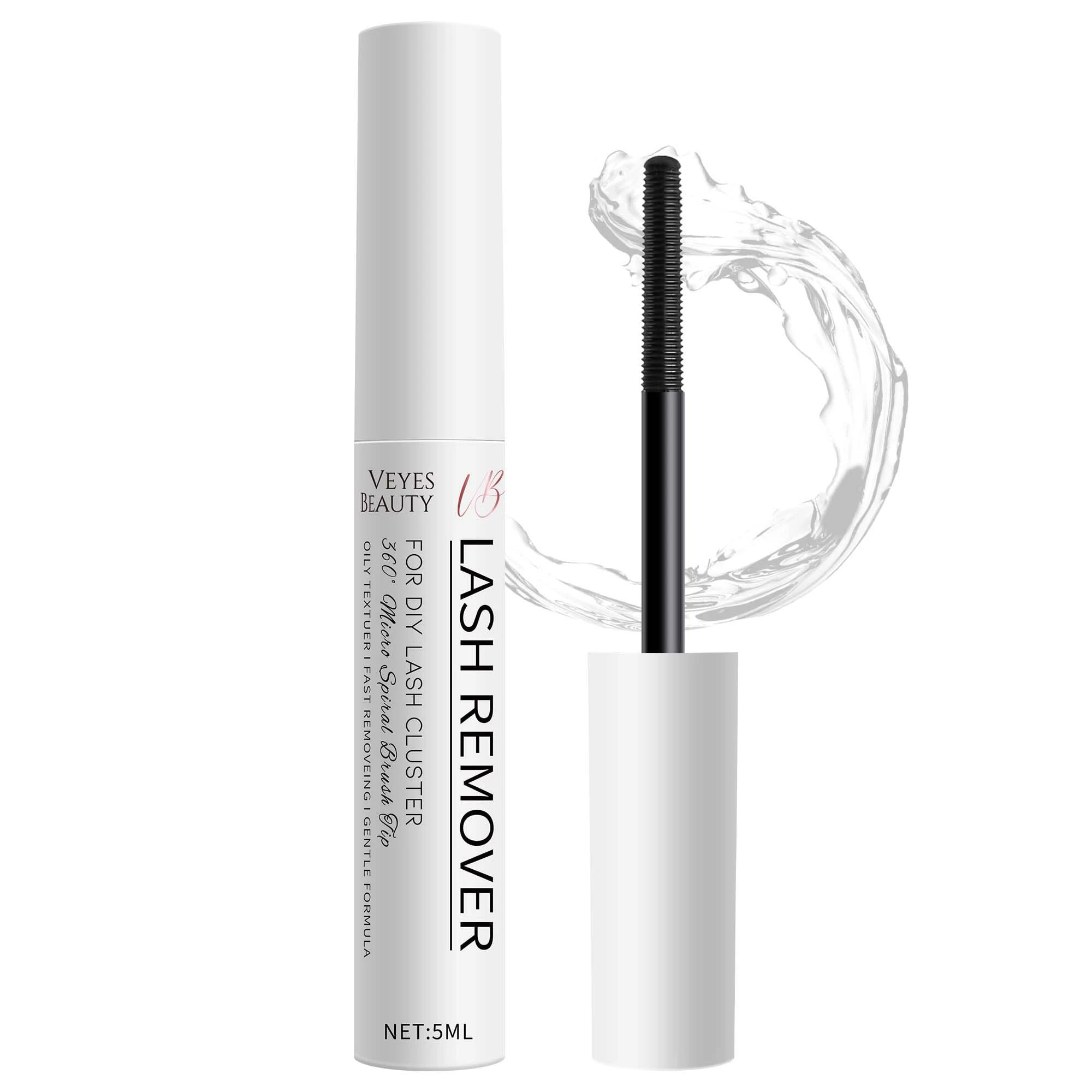 Amazon.com: VEYESBEAUTY Cluster Lash Glue Remover 5ML Eyelash Remover for DIY Lash Extensions at home Clear Remover for Self-application Individual Lashes : Beauty & Personal Care