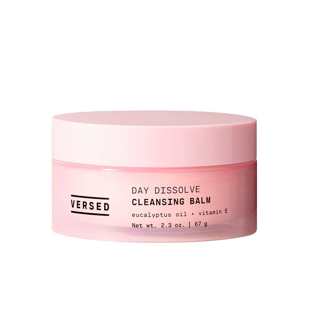 Amazon.com: Versed Day Dissolve Cleansing Balm - Makeup Melting Balm Infused with Vitamin E + Eucalyptus Oil to Calm Skin - Oil Based Double Cleanser with Avocado + Jojoba Oil (2.3 oz) : Beauty & Personal Care