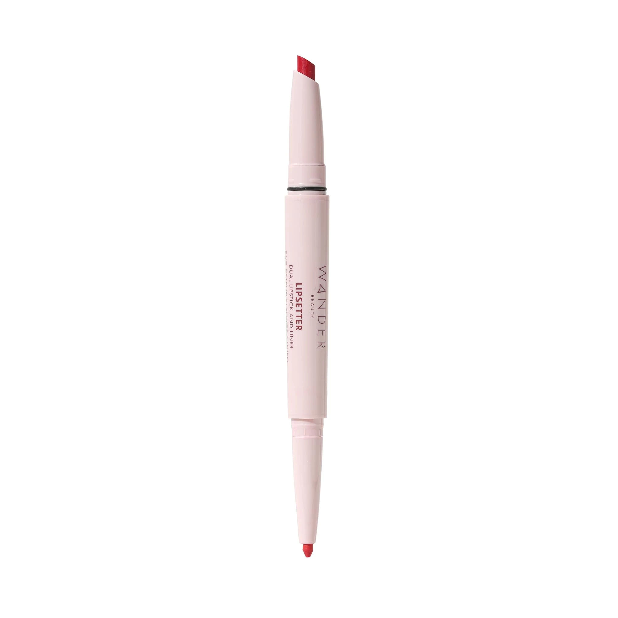 Amazon.com : Wander Beauty Lipsetter Dual Cream Lipstick + Lip Liner - Red Over Heels - Ultra-Smooth, Hydrating Lipstick and Red Lip Liner with a Soft Matte Finish - Made with Squalane & Peptides (1 Count) : Beauty & Personal Care