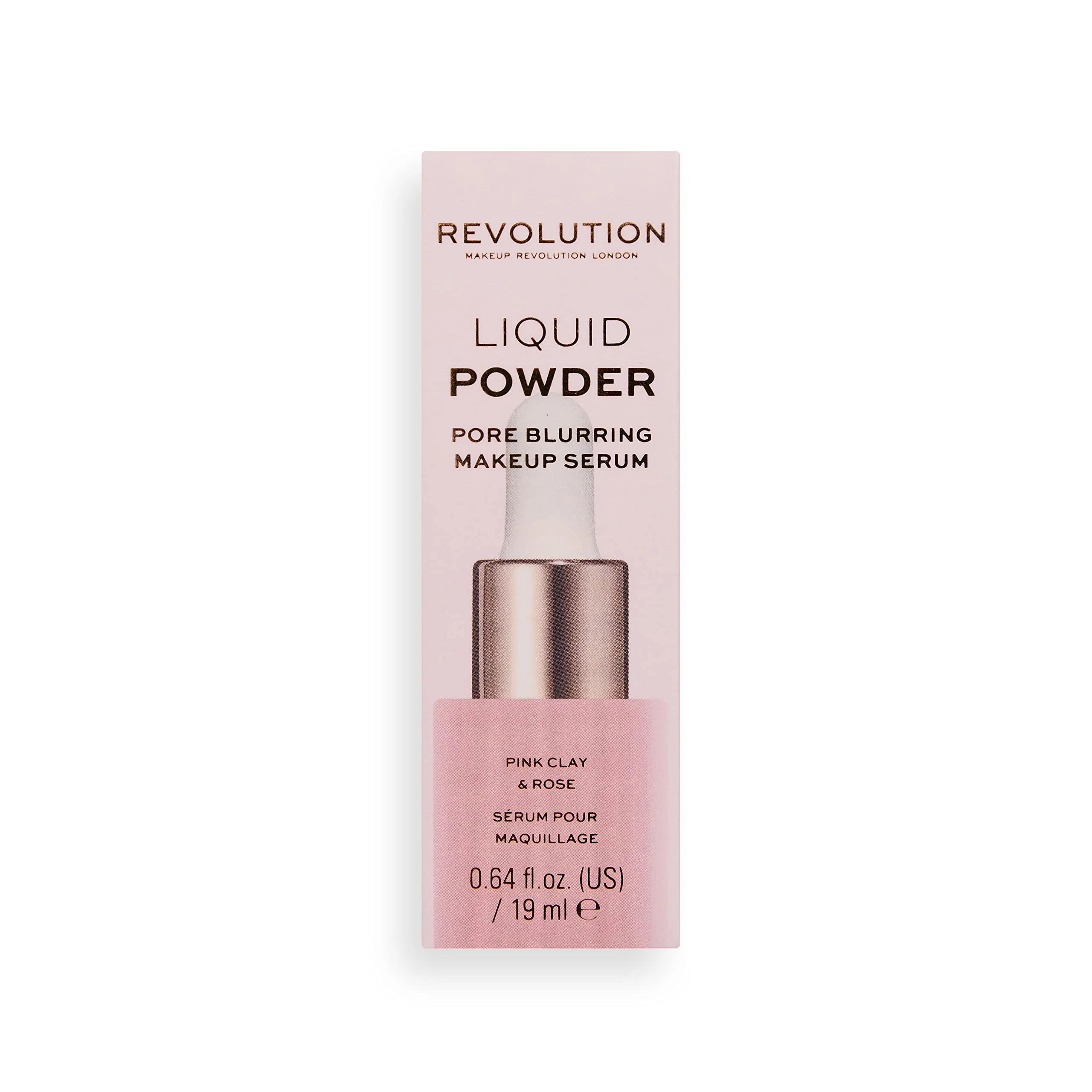Amazon.com: Revolution Liquid Powder Make Up Serum, Pore Minimizer Cream, Removes Shine & Reduces Pores, 0.64fl.oz/19ml : Beauty & Personal Care
