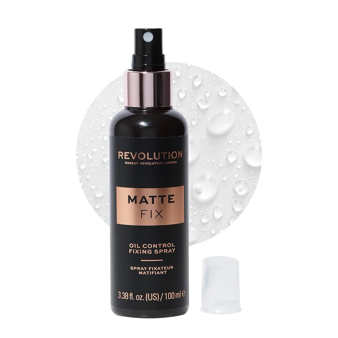 Amazon.com : Makeup Revolution Matte Fix Oil Control Setting Spray, for Long Lasting Makeup, Lightweight & Translucent Formula, Vegan & Cruelty-Free, 3.38 Fl Oz : Beauty & Personal Care