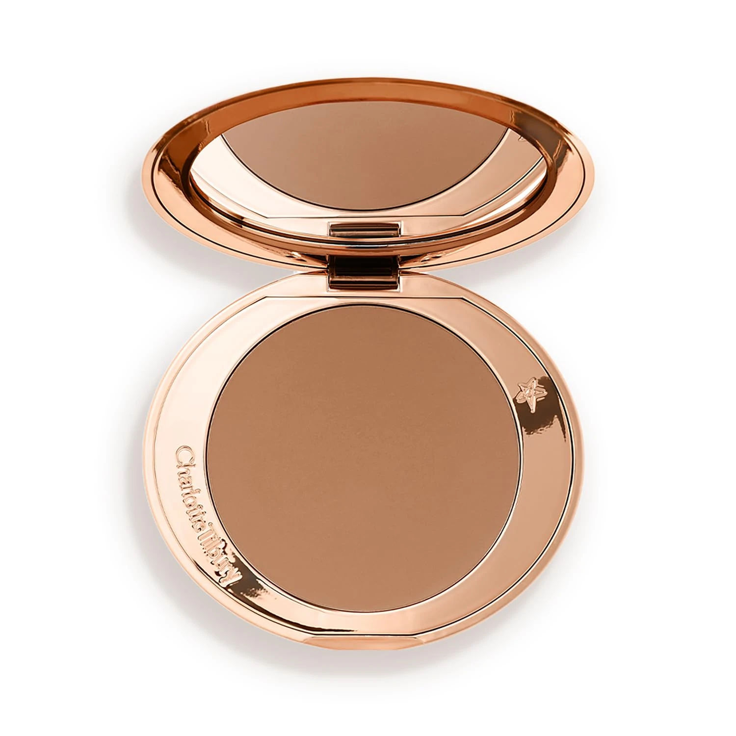 Amazon.com: Charlotte Tilbury Airbrush Matte Bronzer - Smoothing & Blurring Powder Bronzer with an Airbrush Finish - Refillable Makeup Infused with Silky Mica & Hyaluronic Acid - 2 Medium : Beauty & Personal Care