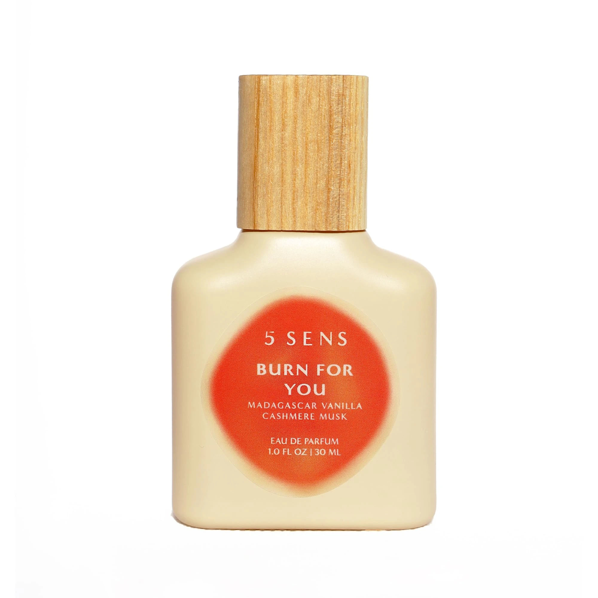 Amazon.com : 5 SENS Burn For You Eau de Parfum (30 mL) - Clean, Long-Lasting Fine Fragrance - Warm, Woody, Spicy with Cedarwood, Vanilla, Clove, Cashmere Musk & Amber - Vegan, Cruelty-Free : Beauty & Personal Care