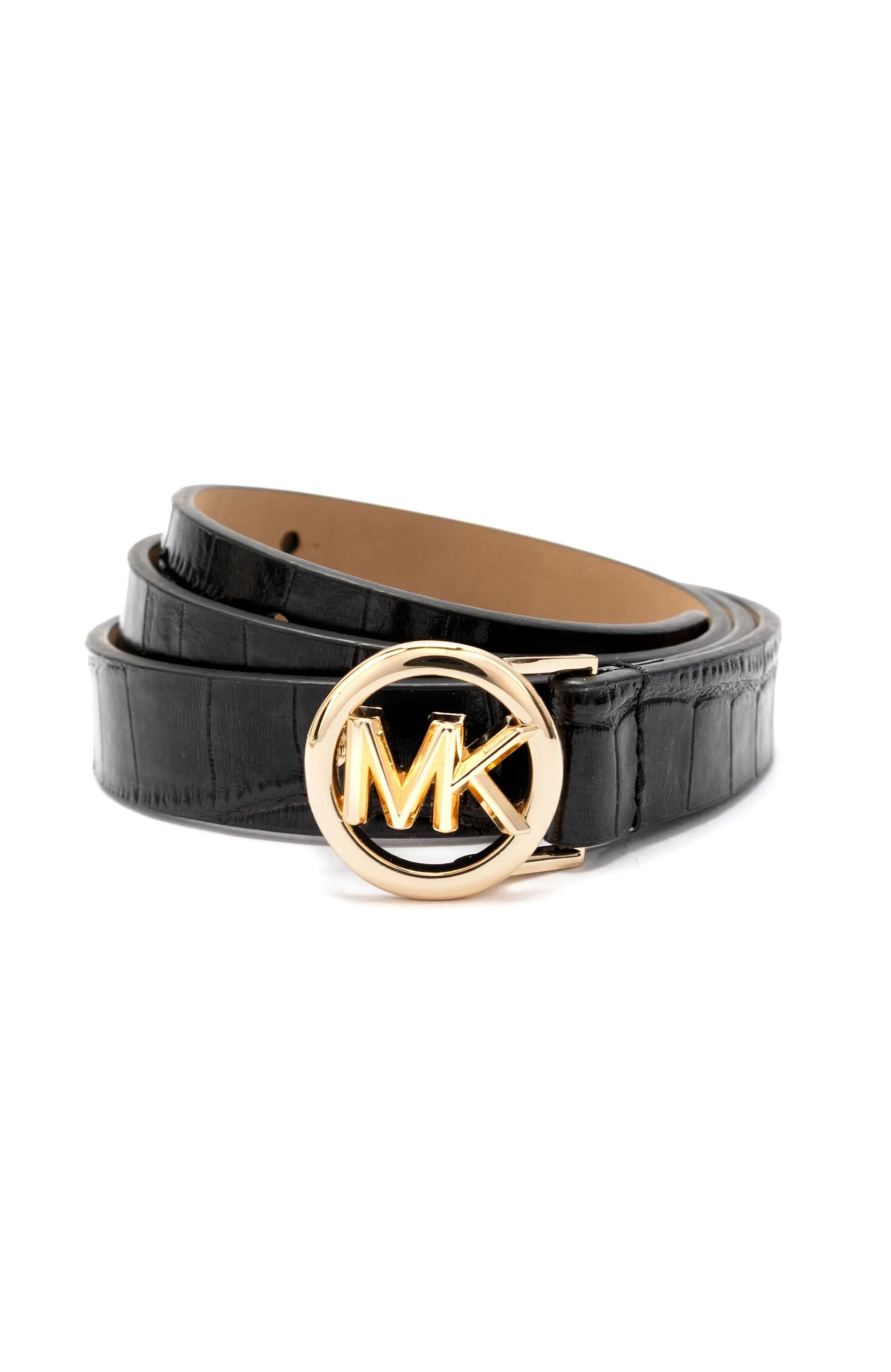 Michael Kors womens 18mm Logo Skinny Belt
