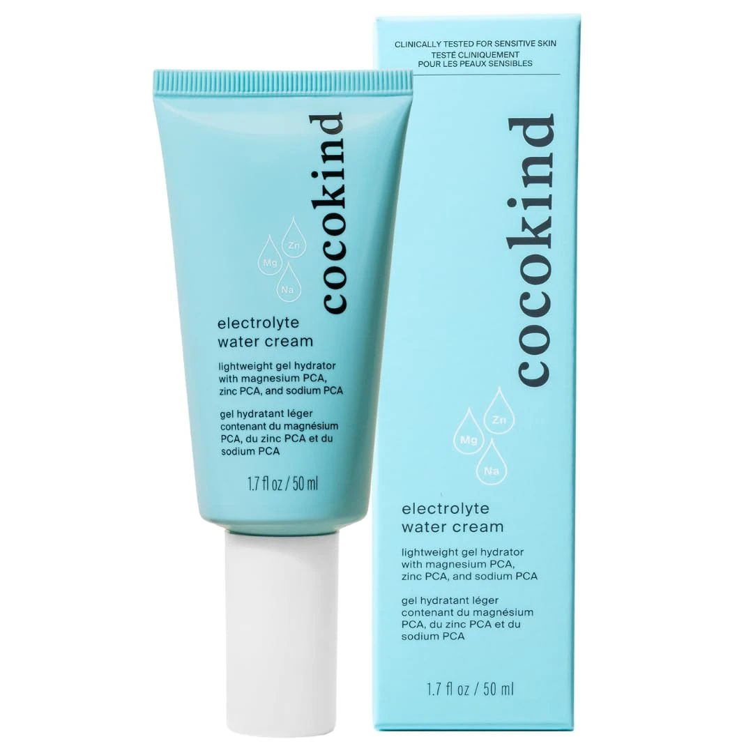 Amazon.com: Cocokind Electrolyte Water Cream | Lightweight Water Gel Moisturizer | Balanced Hydrating Day Cream for All Skin Types | 1.7 Fl Oz : Beauty & Personal Care