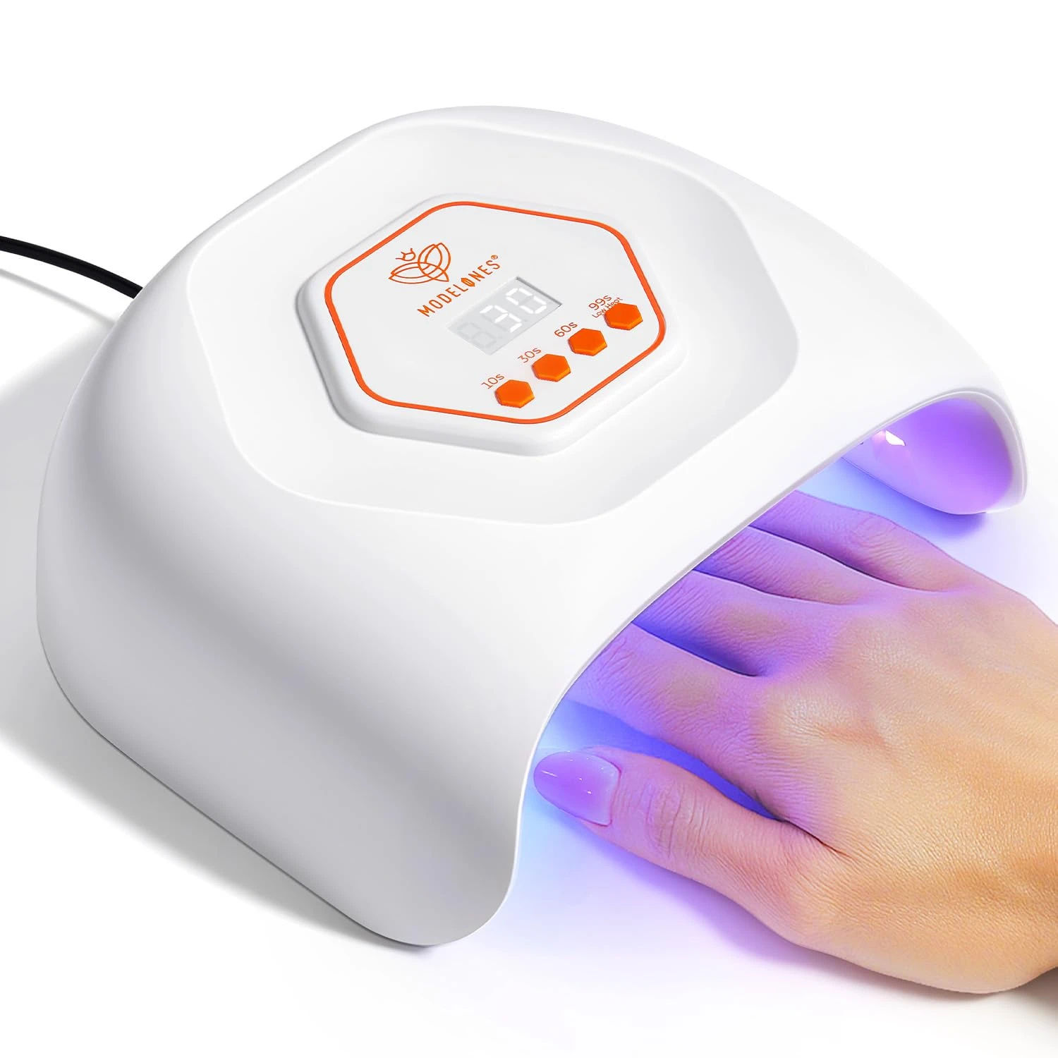 Amazon.com: modelones UV LED Nail Lamp, Light for Gel Nails Nail Dryer Gel Polish Fast Curing with 4 Timer Smart Sensor Nail Art Tools Manicure Kit Starter Friendly Gifts for Women Girls : Beauty & Personal Care