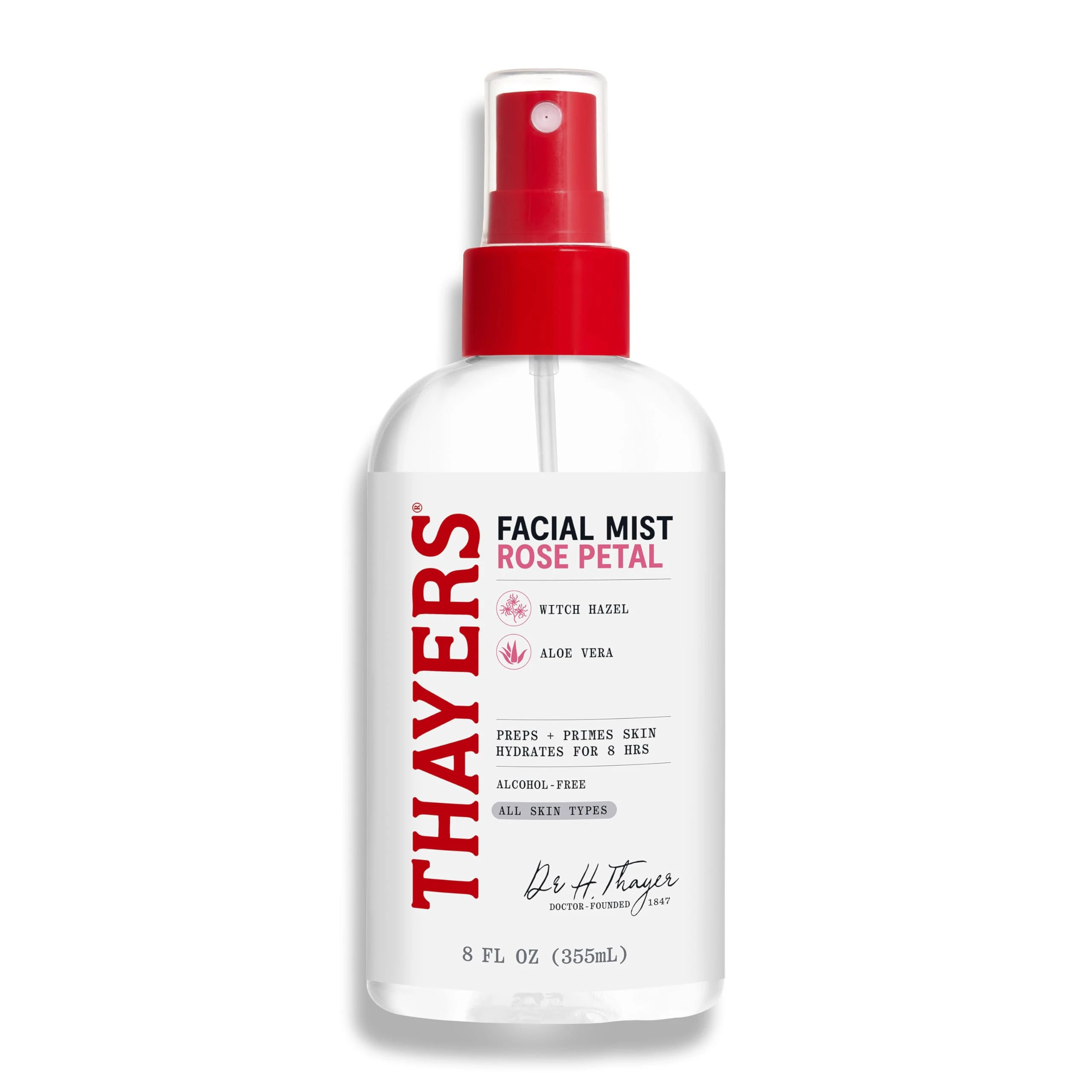 Amazon.com : Thayers Alcohol-Free Witch Hazel Facial Mist Toner with Aloe Vera, Rose Petal, Soothing and Hydrating, For All Skin Types, 8 oz : Beauty & Personal Care