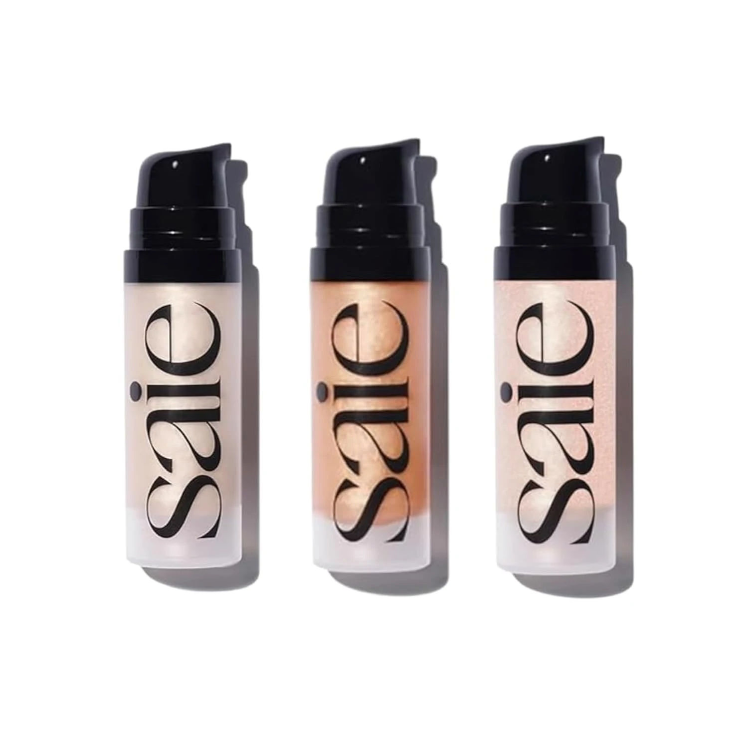 Amazon.com: Saie Glowy Super Gel Mini Trio Holiday Gift Set- Lightweight Makeup Primer & All-Over Liquid Highlighter With Vitamin C and Squalane Oil for Glowing Skin - Starglow, Roseglow & Sunglow (0.5 oz Each) : Beauty & Personal Care