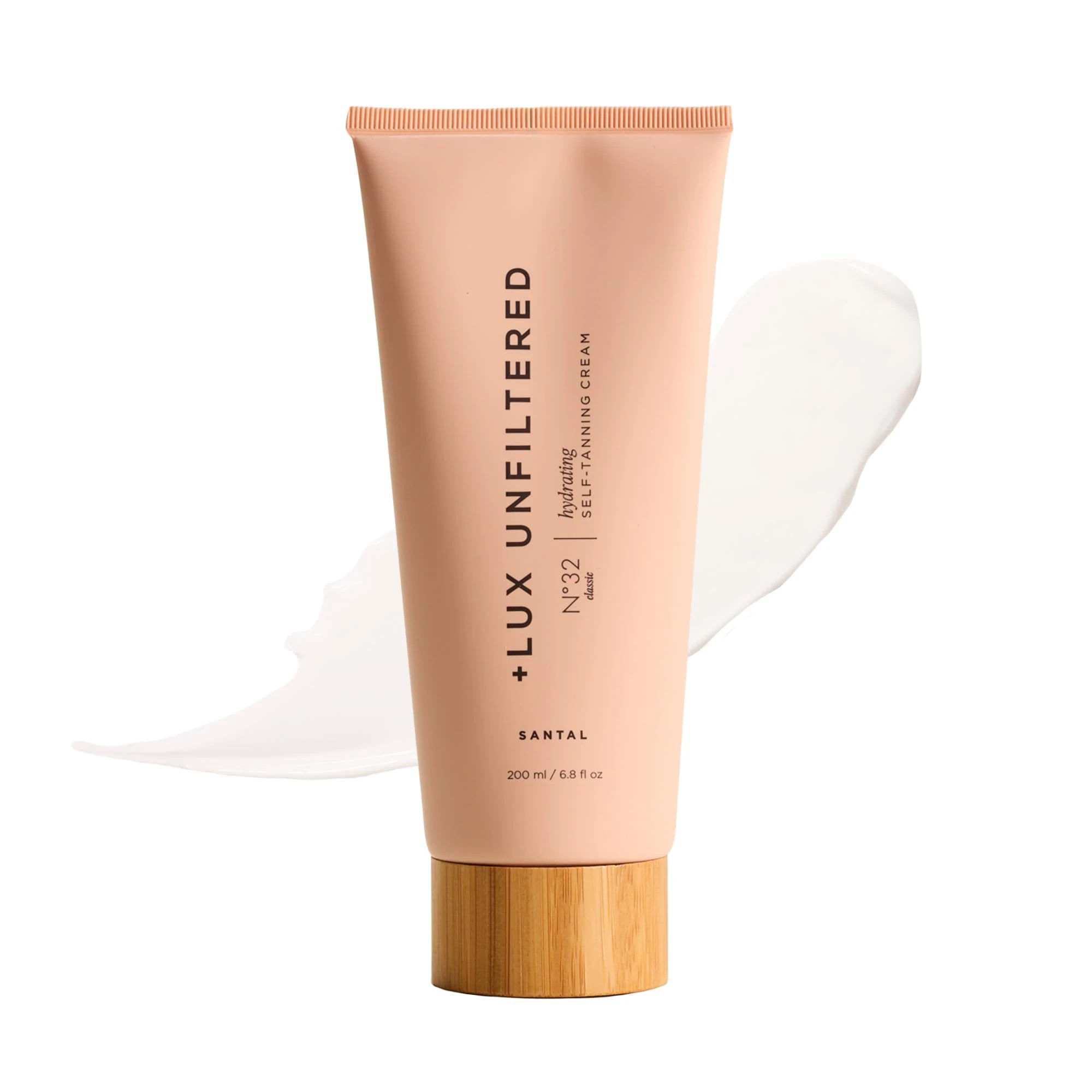 Amazon.com : + Lux Unfiltered N°32 Gradual Self Tanner, Hydrating Self Tanning Lotion with Shea Butter & Squalane - Non-Sticky, No Transfer, Natural-Looking Tan - Vegan & Cruelty-Free Sunless Tanner - Santal : Beauty & Personal Care