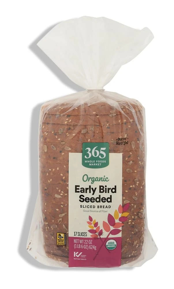 Amazon.com: 365 by Whole Foods Market Organic Early Bird Bread, 22 Ounce : Grocery & Gourmet Food