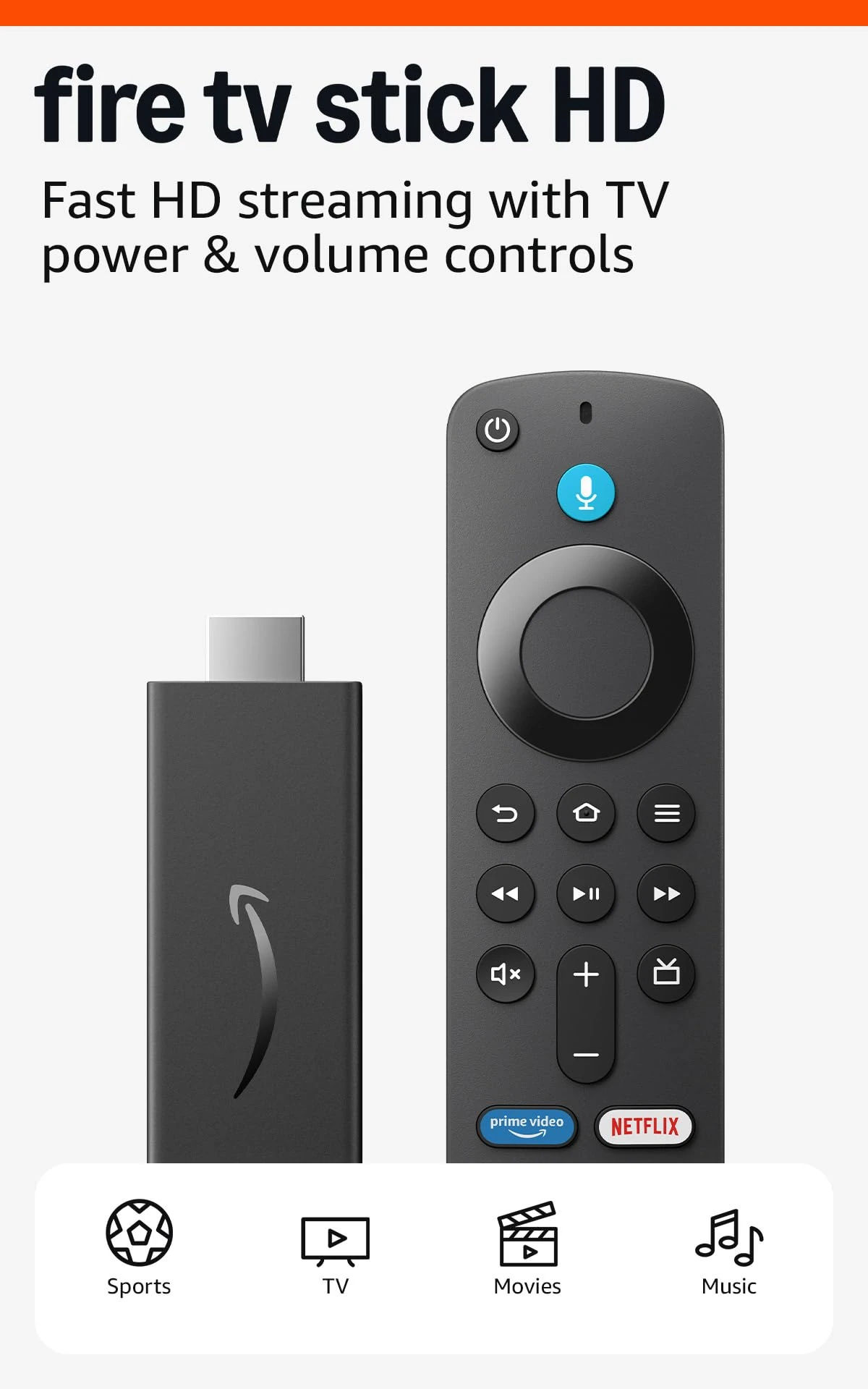 Fire TV Stick HD streaming device | Amazon