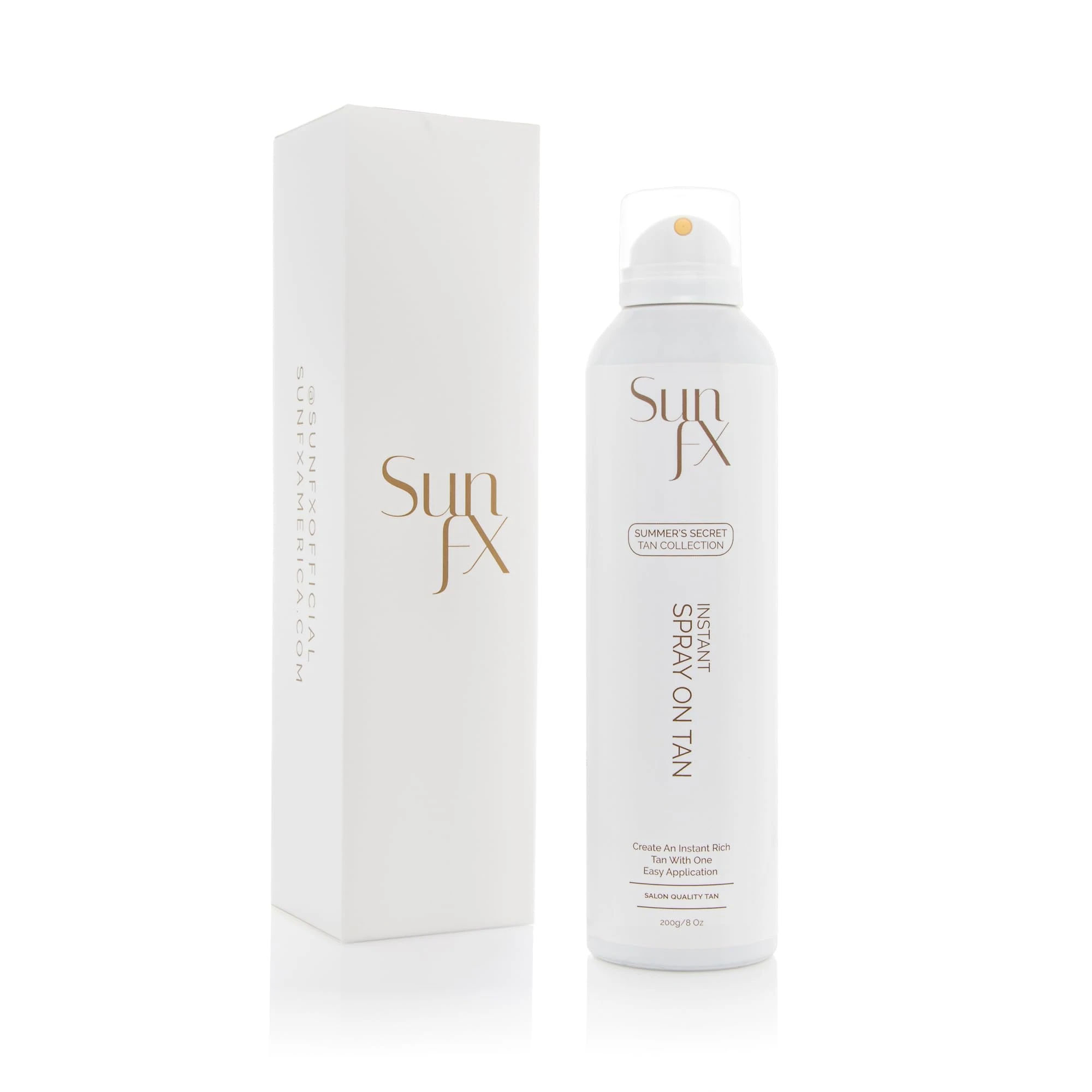 Amazon.com: SunFX Summer's Secret Instant Self-Tanning Spray – Medium-Dark, 8oz | Streak-Free, Fast-Drying, Long-Lasting Self Tanner for a Natural Bronzed Glow : Beauty & Personal Care