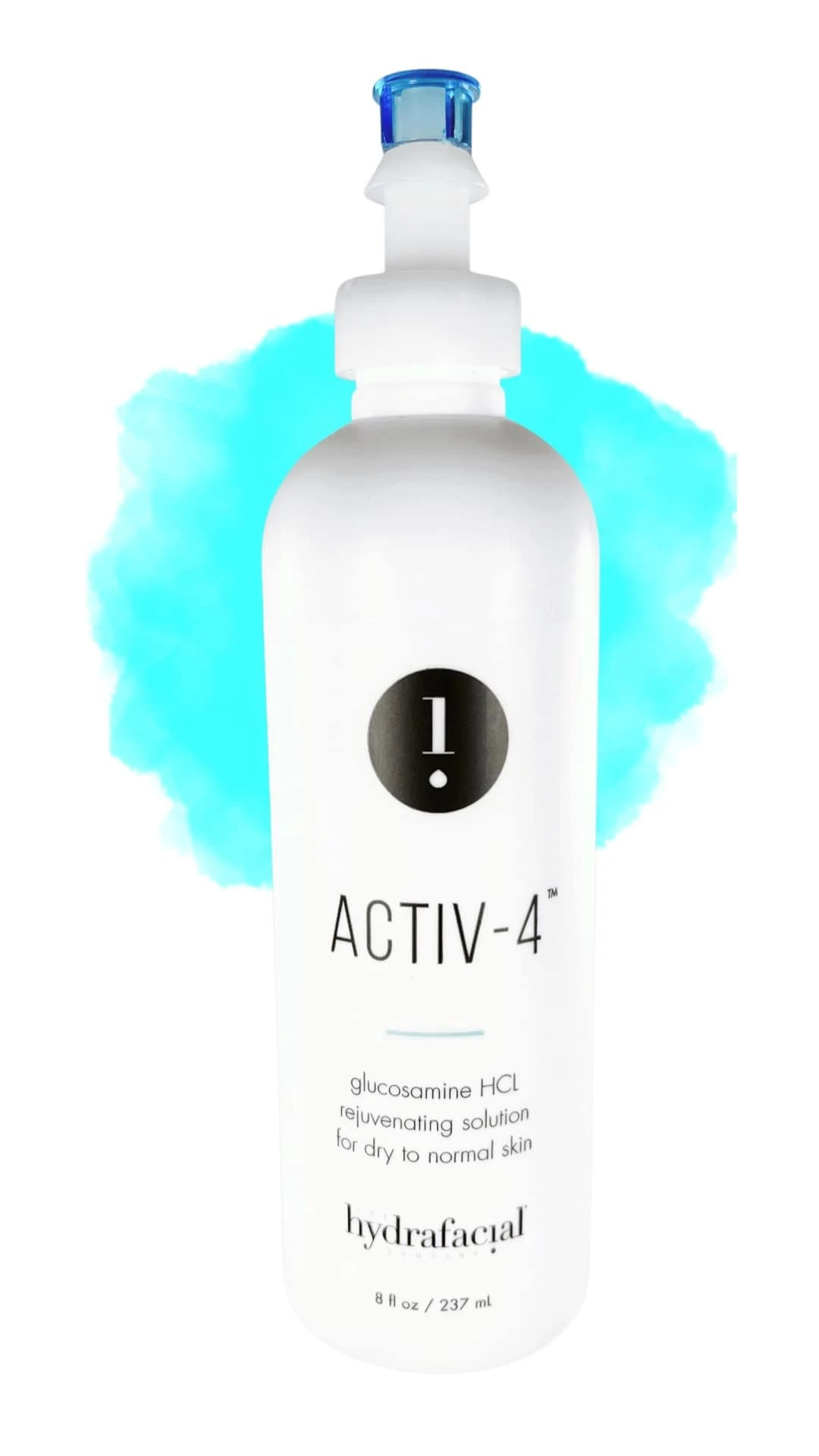 Activ-4 Glucosamine HCL Treatment Serum and Rejuvenating Solution for Dry to Normal Skin. Authentic Activ 4 Skin made by Edge Systems use in Official Branded Devices., 8.0 Fl Oz