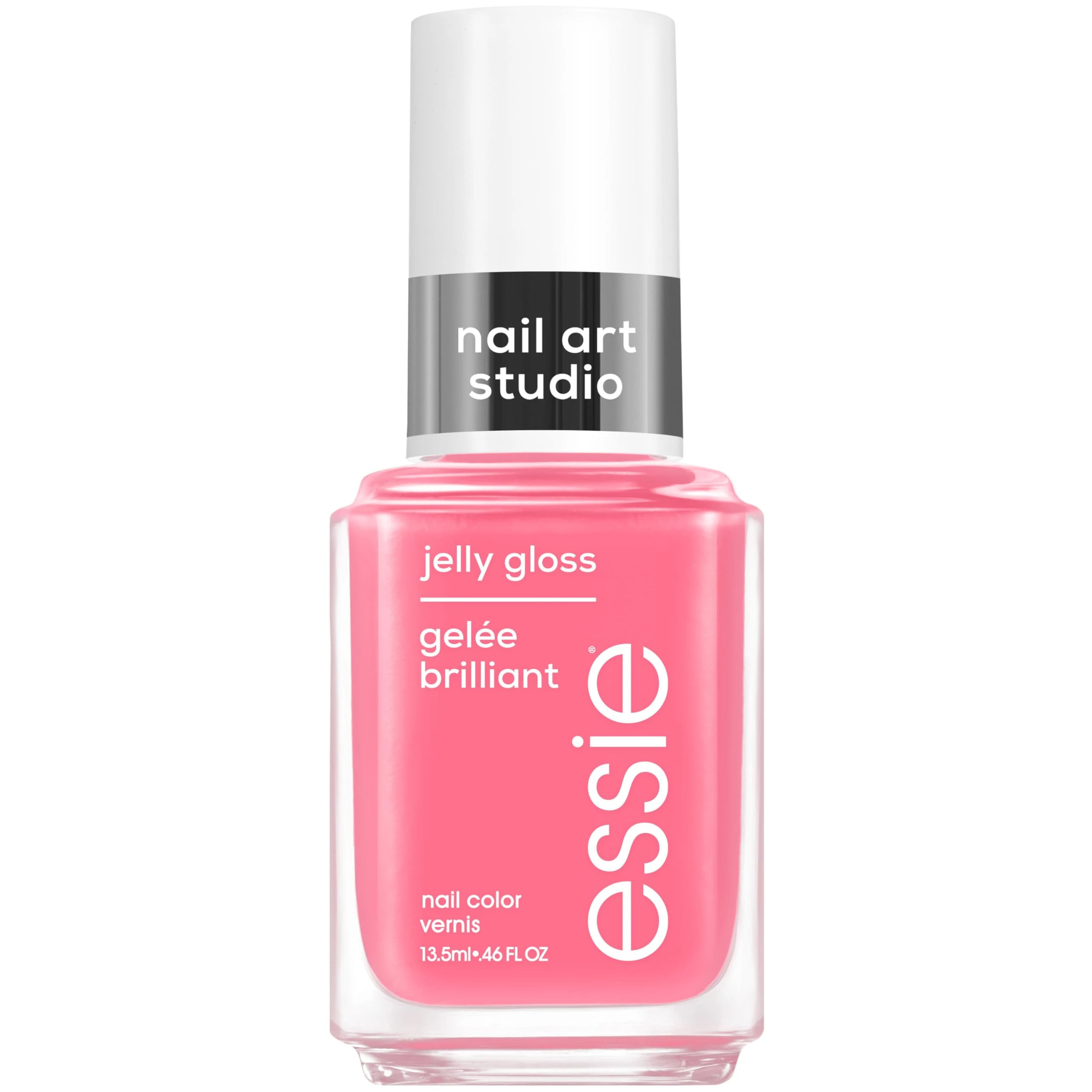 Amazon.com : essie Nail Art Studio Jelly Polish, Riviera Rush, Sheer Pink Nail Polish, Vegan, Slushy Sun, 0.46 Fl Oz : Beauty & Personal Care