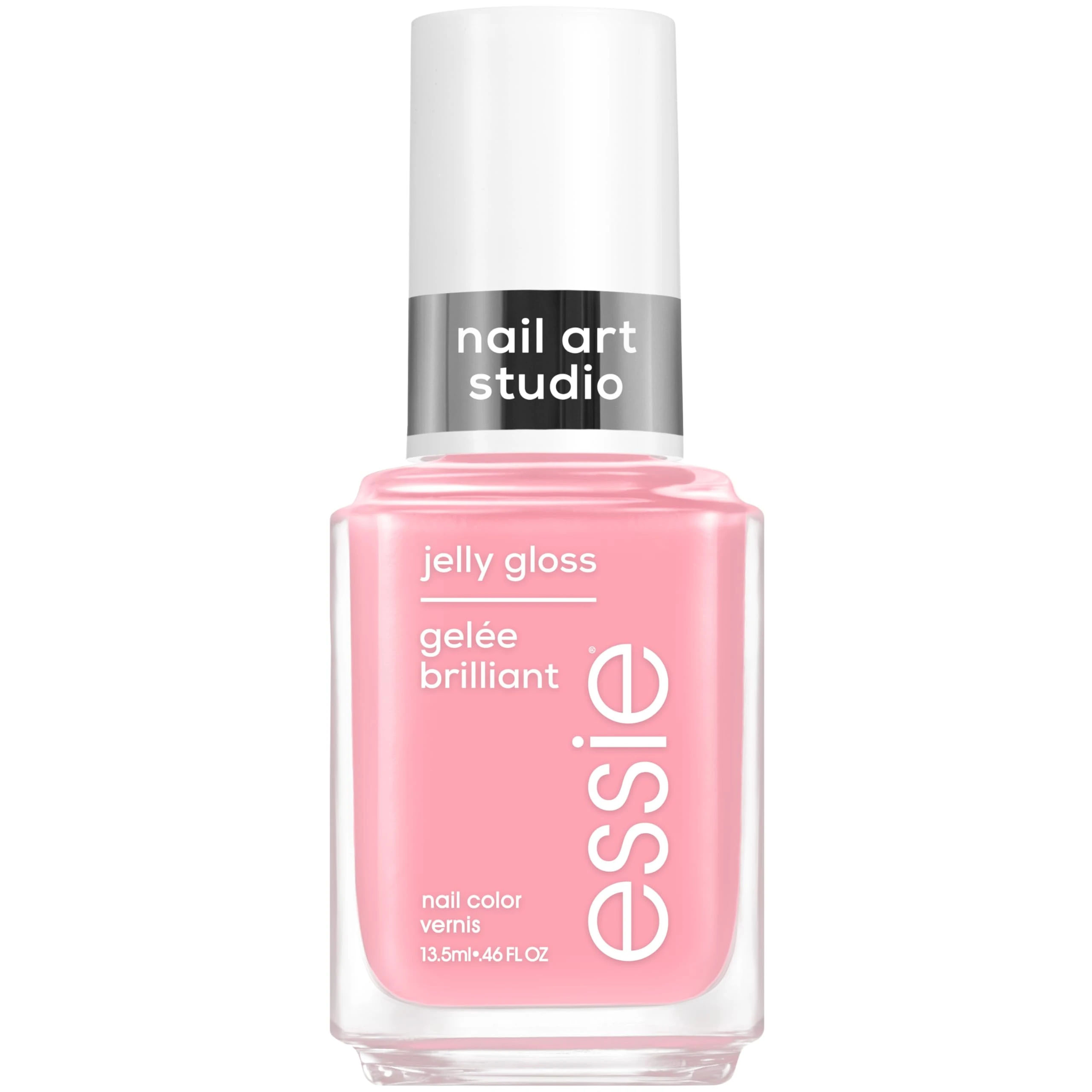 Amazon.com : essie Nail Art Studio Jelly Gloss Polish, Vegan, Sheer Pink Nail Polish, Blush Jelly, 0.46 Fl Oz : Beauty & Personal Care