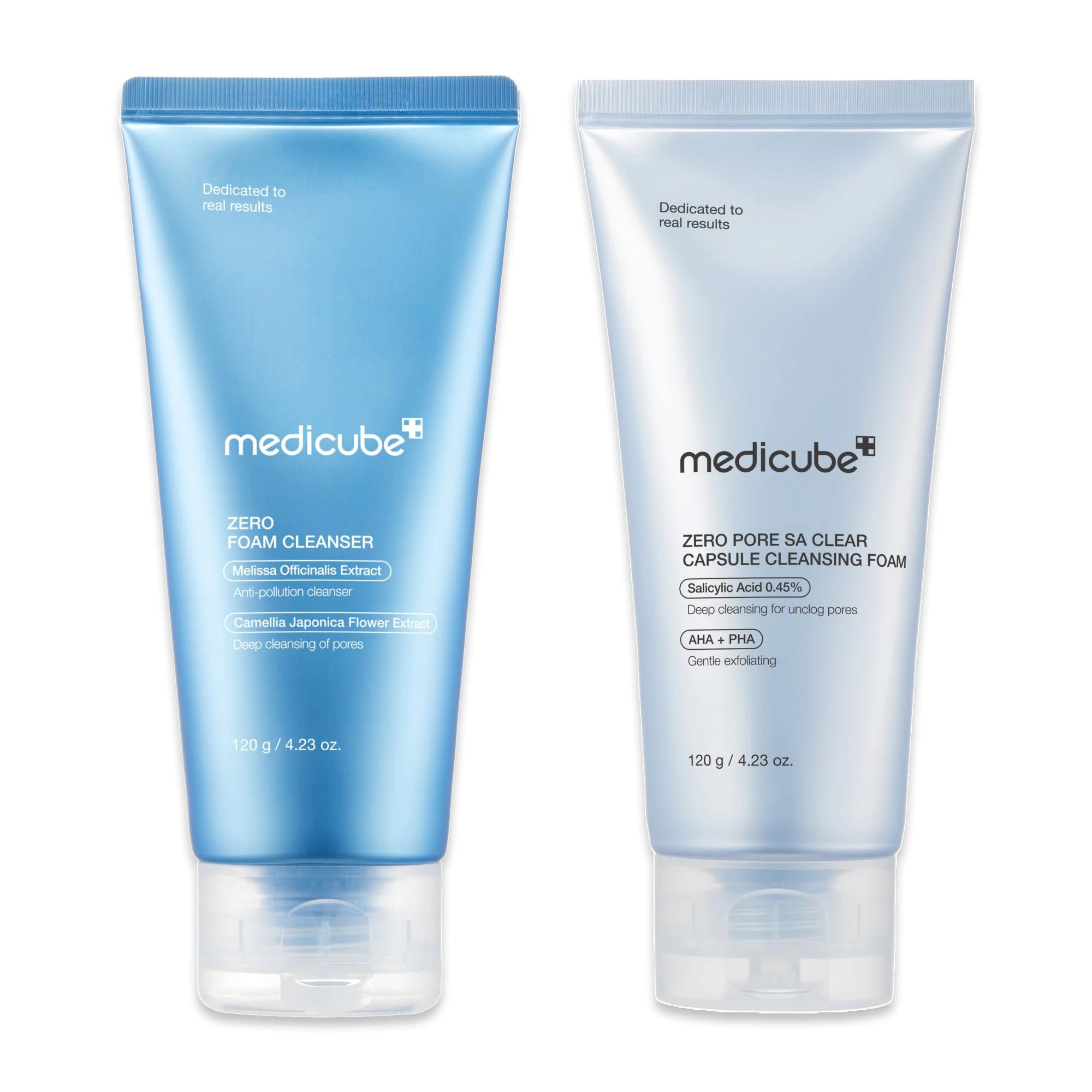 Amazon.com: medicube Zero Pore Cleanser Duo: Zero Foam Cleanser and Zero Pore Clear Blue Casule Facial Deep Cleanser | Korean Skincare : Beauty & Personal Care
