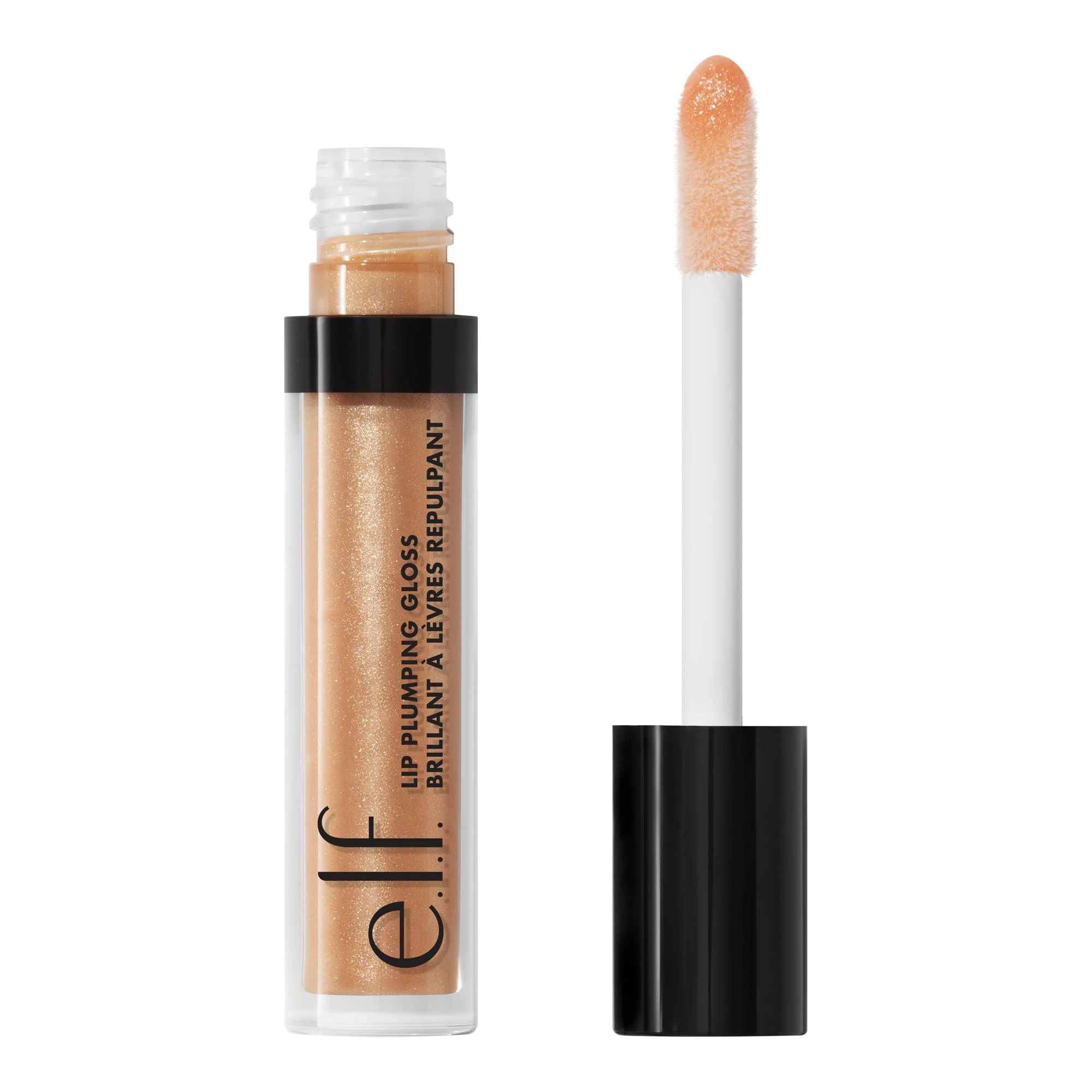 Amazon.com : e.l.f. Lip Plumping Gloss, Hydrating, Nourishing, Invigorating, High-Shine, Plumps, Volumizes, Cools, Soothes, Champagne Glam, Shimmer, 0.1 Oz : Beauty & Personal Care