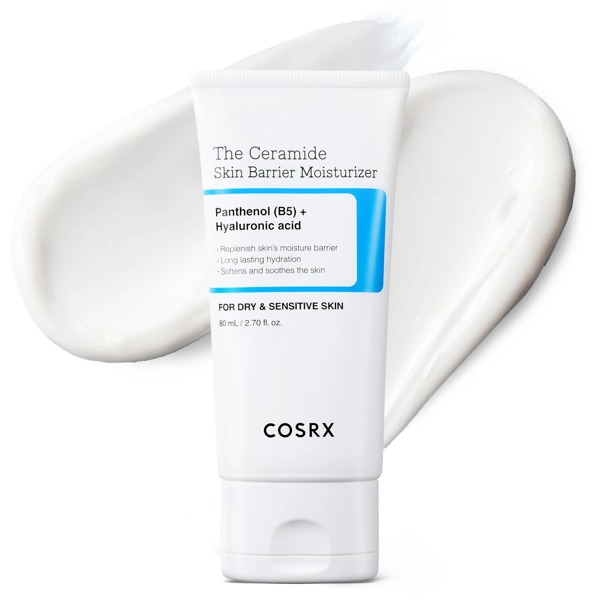 Amazon.com: COSRX Ceramide Skin Barrier Moisturizer for Face with 7 Ceramides, Hyaluronic Acid & Panthenol for All Skin Types, 2.7 fl.oz, Korean Skin Care : Beauty & Personal Care