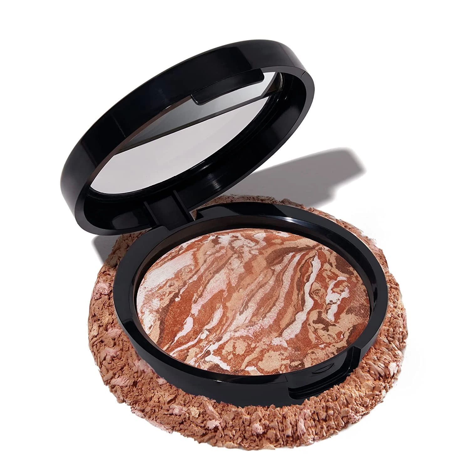 Amazon.com: LAURA GELLER NEW YORK Baked Bronze-N-Brighten Bronzer Powder - Medium - Natural Bronze Glow : Beauty & Personal Care