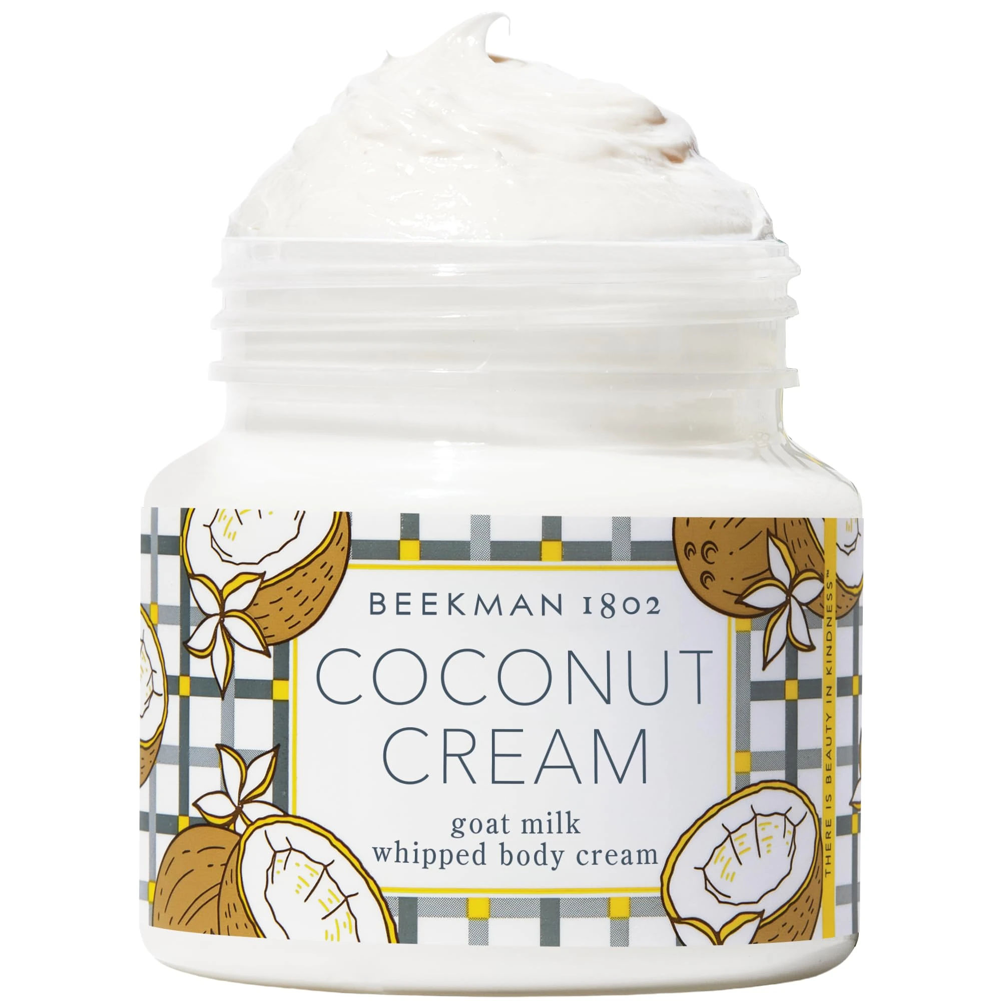 Beekman 1802 Whipped Body Cream – Moisturizes & Softens Skin with Goat Milk, Mango Seed Butter & Vitamin E – 8 oz – Coconut Cream