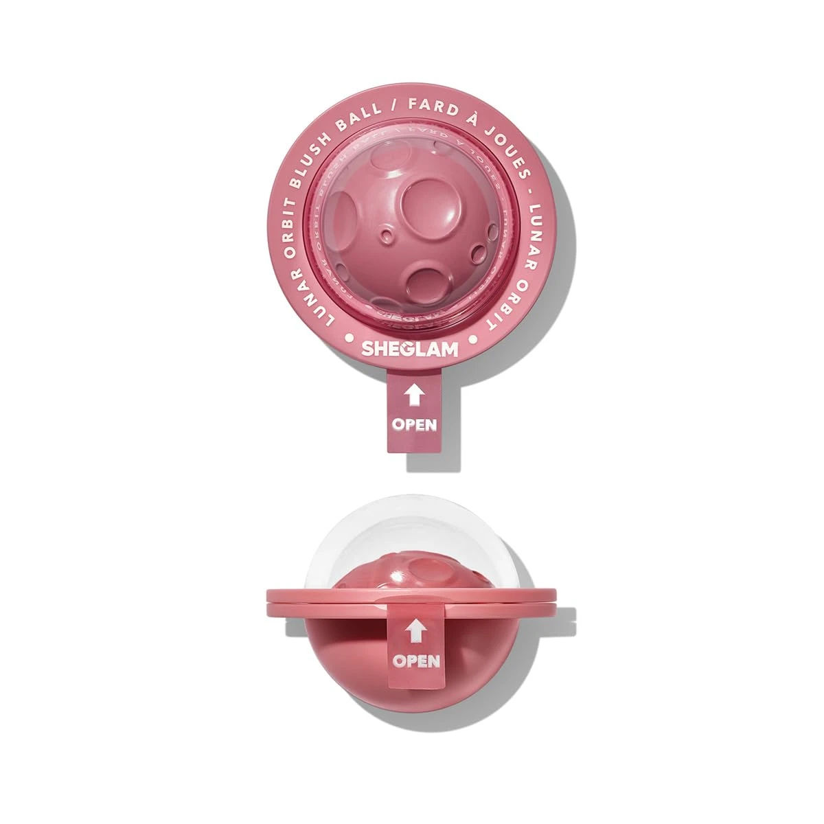 SHEGLAM Lunar Orbit Blush Ball Creamy Lightweight Smooth Blendable Long-lasting All-Day Face Enhancing Makeup Color-Adorn