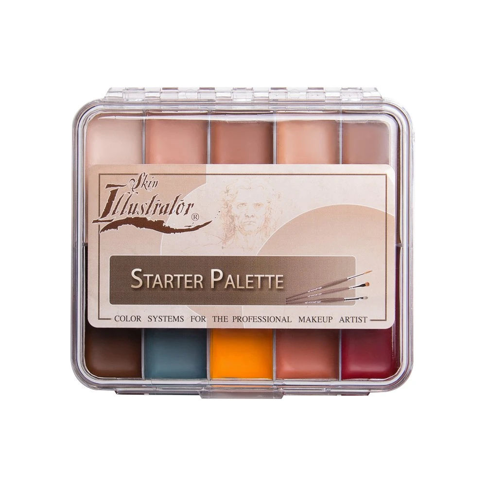 Amazon.com : Skin illustrator Starter Palette 10 colors - Alcohol activated Special FX Makeup : Multicolor Eye Makeup Palettes : Beauty & Personal Care