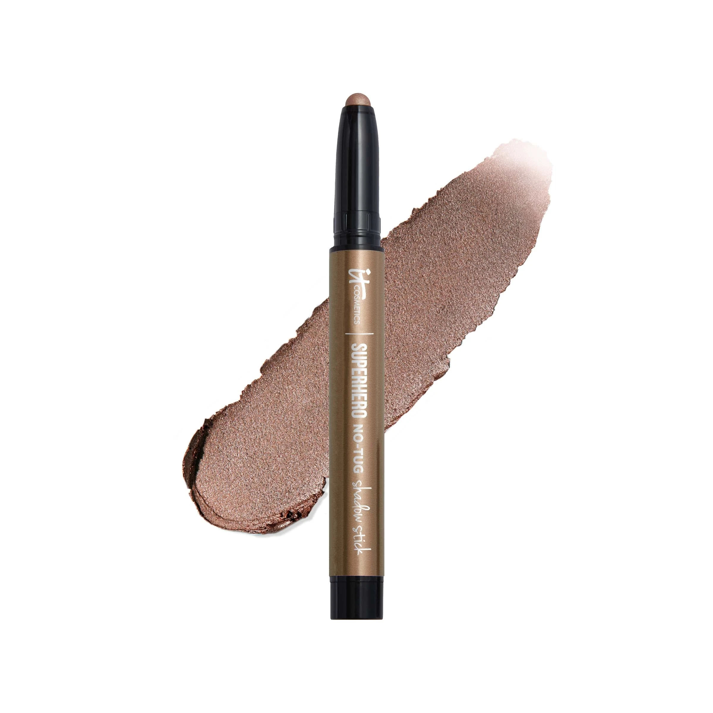 Amazon.com: IT Cosmetics Superhero No-Tug Waterproof Eyeshadow Stick, Super Slate - Metallic Pewter - Longwear, Blendable Cream Eyeshadow with Built-In Primer - Suitable for Sensitive Eyes - 0.05 oz : Beauty & Personal Care