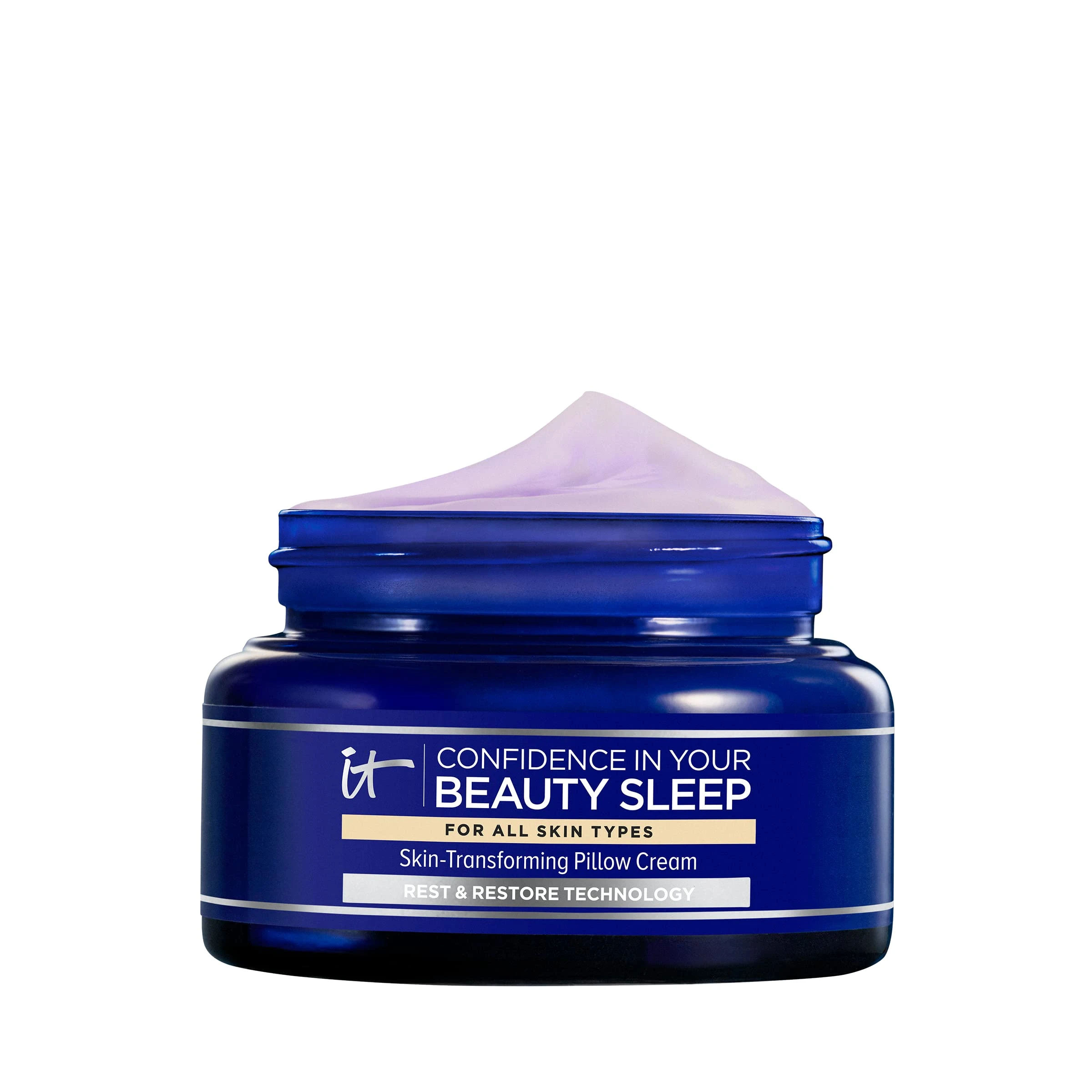 Amazon.com: IT Cosmetics Confidence in Your Beauty Sleep Night Cream - Visibly Improves Fine Lines, Wrinkles, Dryness, Dullness & Loss of Firmness - With Hyaluronic Acid : Beauty & Personal Care