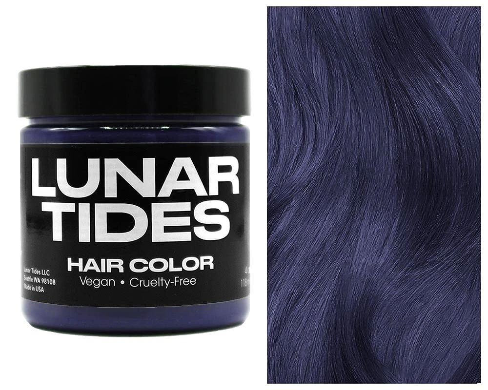 Lunar Tides Semi-Permanent Hair Color (43 colors) (Smokey Navy, 4 fl. oz.)