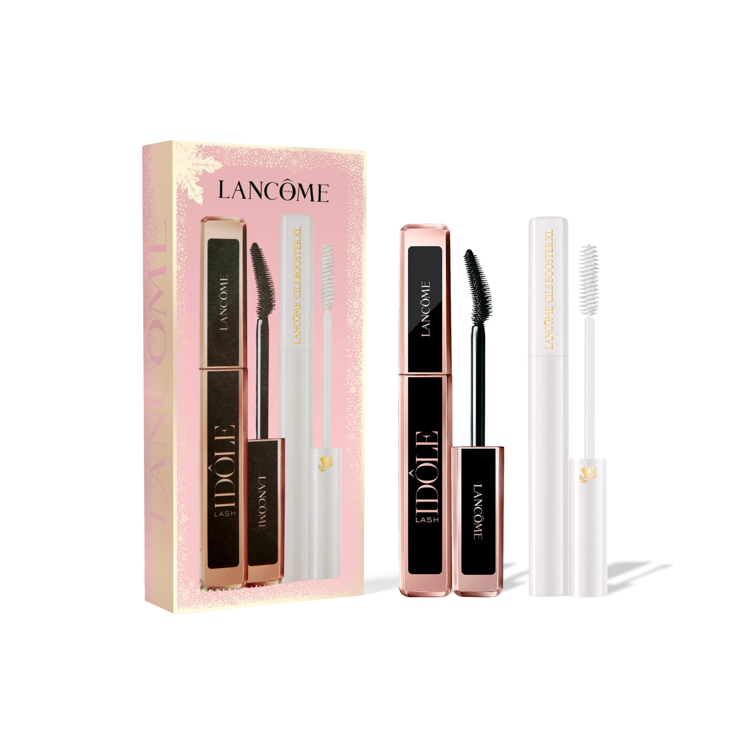Amazon.com: Lancôme Eye Makeup Gift Set - Cils Booster XL Enhancing Lash Primer 0.19 Fl. Oz, FULL-SIZE Lash Idôle Mascara 0.27 Fl. Oz.- Instant Volume, Length & Lift - Smudge Proof & Up To 24H Wear - Black : Beauty & Personal Care