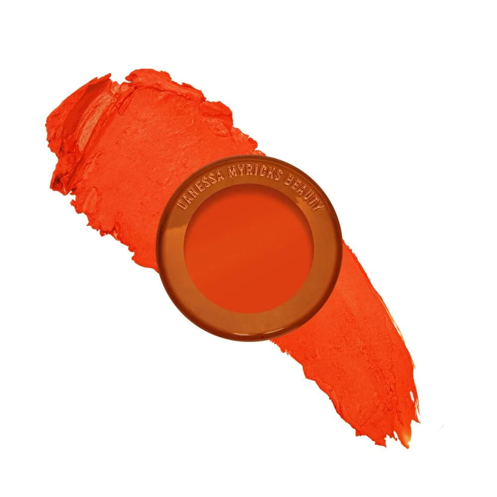Danessa Myricks Beauty Yummy Skin Blurring Balm Powder Flushed - Matte Color for Cheek & Lip Golden Hour