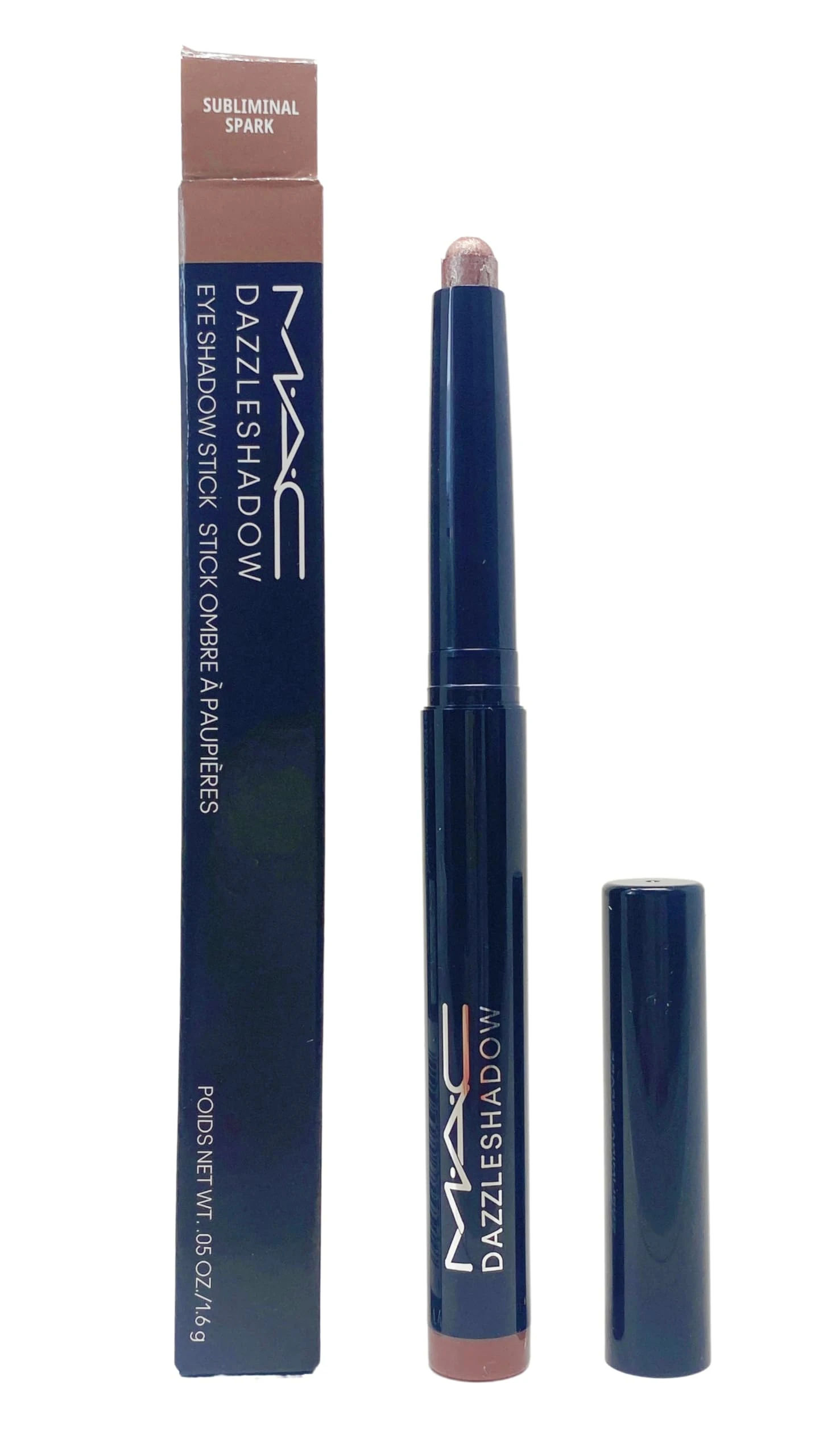 Amazon.com : MAC Dazzleshadow Eye Shadow Stick - Subliminal Spark (silver pearl) .05 Oz / 1.6 g : Beauty & Personal Care