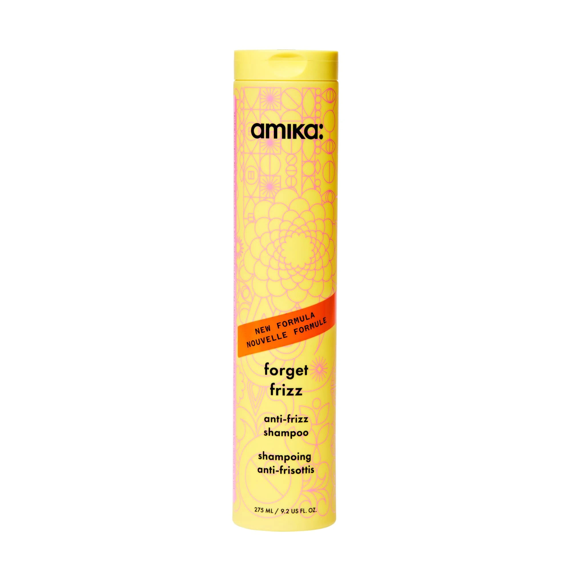 Amazon.com: amika forget frizz anti-frizz shampoo, 275ml | smoothing, humidity protection, up to 72 hour frizz control + lightweight hydration, for medium to thick coarse hair types 2a-4c : Everything Else