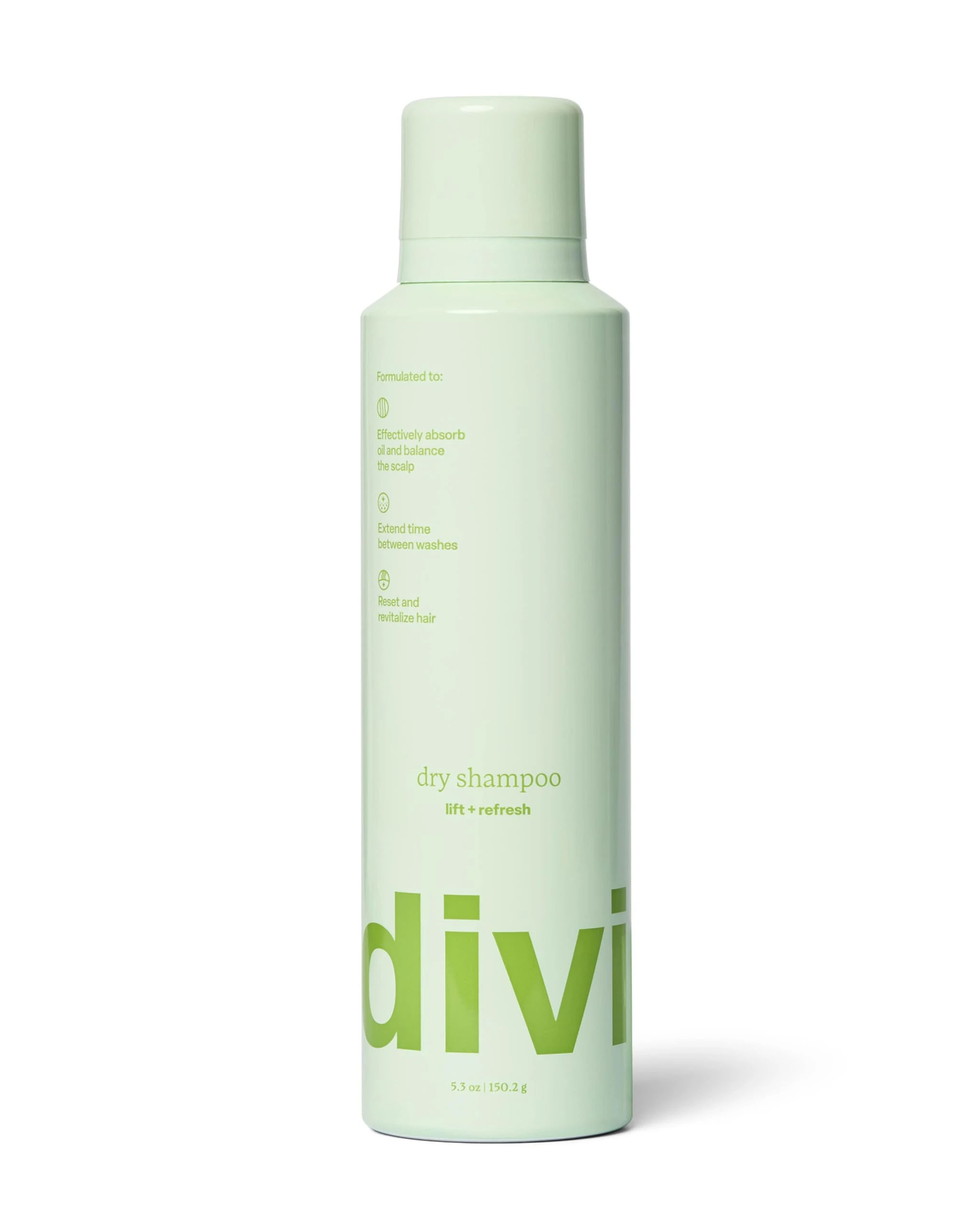 Amazon.com: Divi Dry Shampoo Spray for Women - Formulated to Absorb Oil, Balance the Scalp and Extend Time Between Washes - Free of Benzene, Butane, Propane and Talc, 5.3oz (1 Pack) : Beauty & Personal Care
