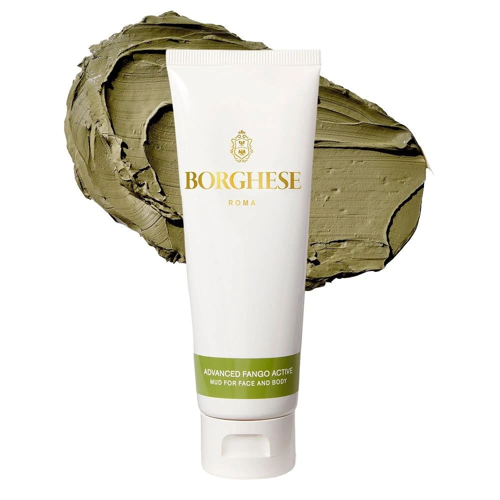 Amazon.com: Borghese Advanced Fango Active Mud Mask for Face and Body - Exfoliating to Purifying Face Mask with Bentonite Clay & Hyaluronic Acid For Normal, Combination & Oily Skin, 2.7 Ounce - Tube : Beauty & Personal Care