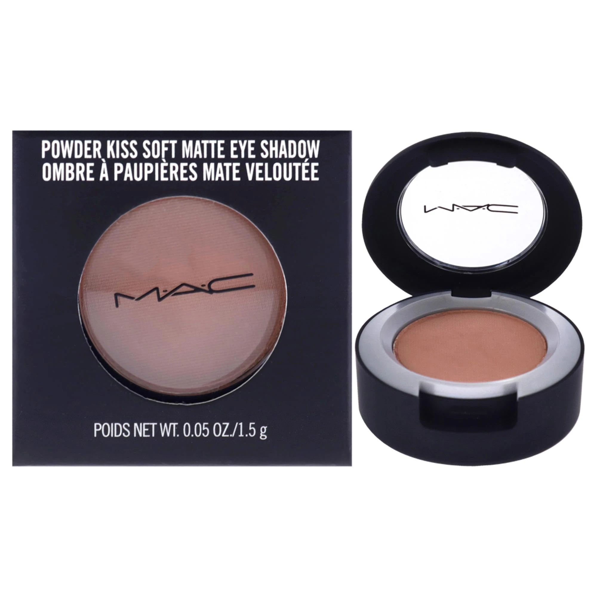 Amazon.com : MAC Powder Kiss Eyeshadow - What Clout for Women - 0.05 oz Eye Shadow : Beauty & Personal Care