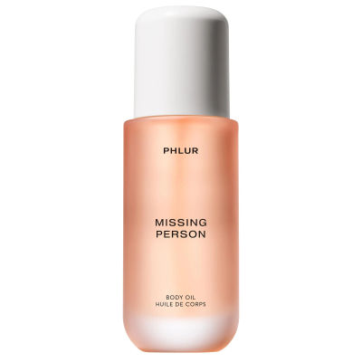 PHLUR Missing Person Body Oil, 4 Fl Oz – Skin Musk Bergamot & Jasmine Scented Body Oil for Women & Men, Hydrating Moisturizing After Shower Oil with Sandalwood & White Musk Fragrance